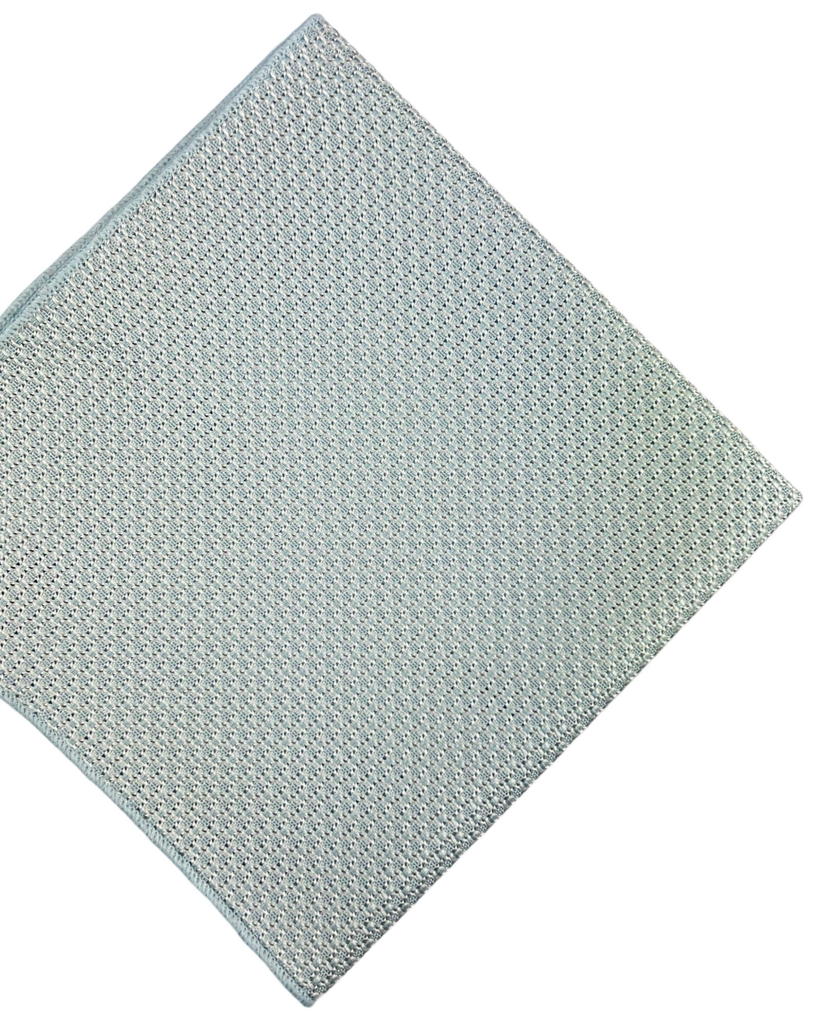 DÉCLIC Grenadine Hanky Mint - Stylish Cotton Handkerchief for Men & Women - Perfect for Weddings, Parties, and Everyday Elegance