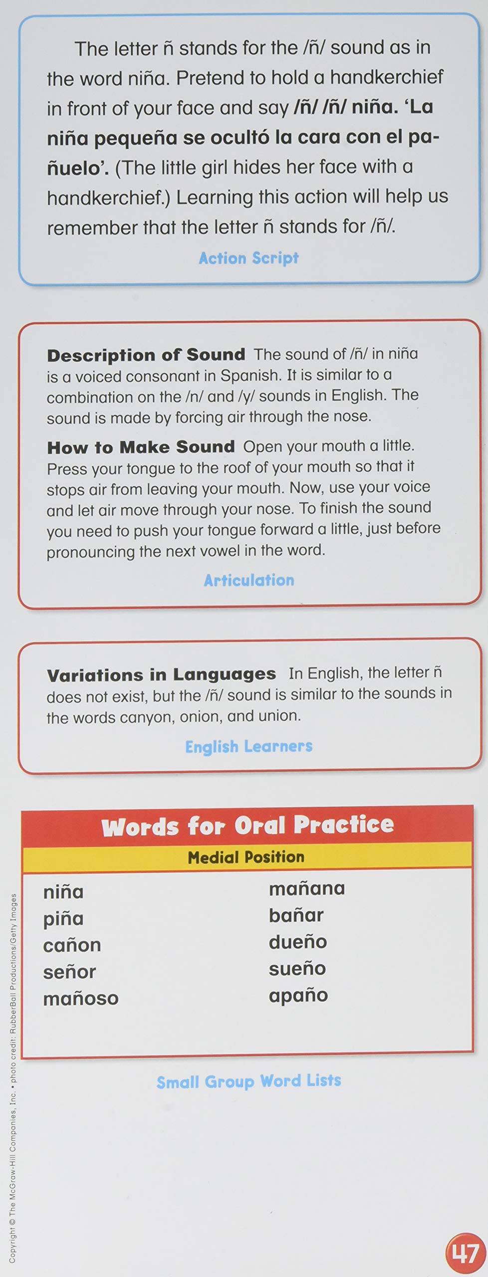 Reading Wonders Sound Spelling Cards (Large) for Grades K-6 | Elementary Core Reading | Phonics Learning Tool for Classroom & Homeschool