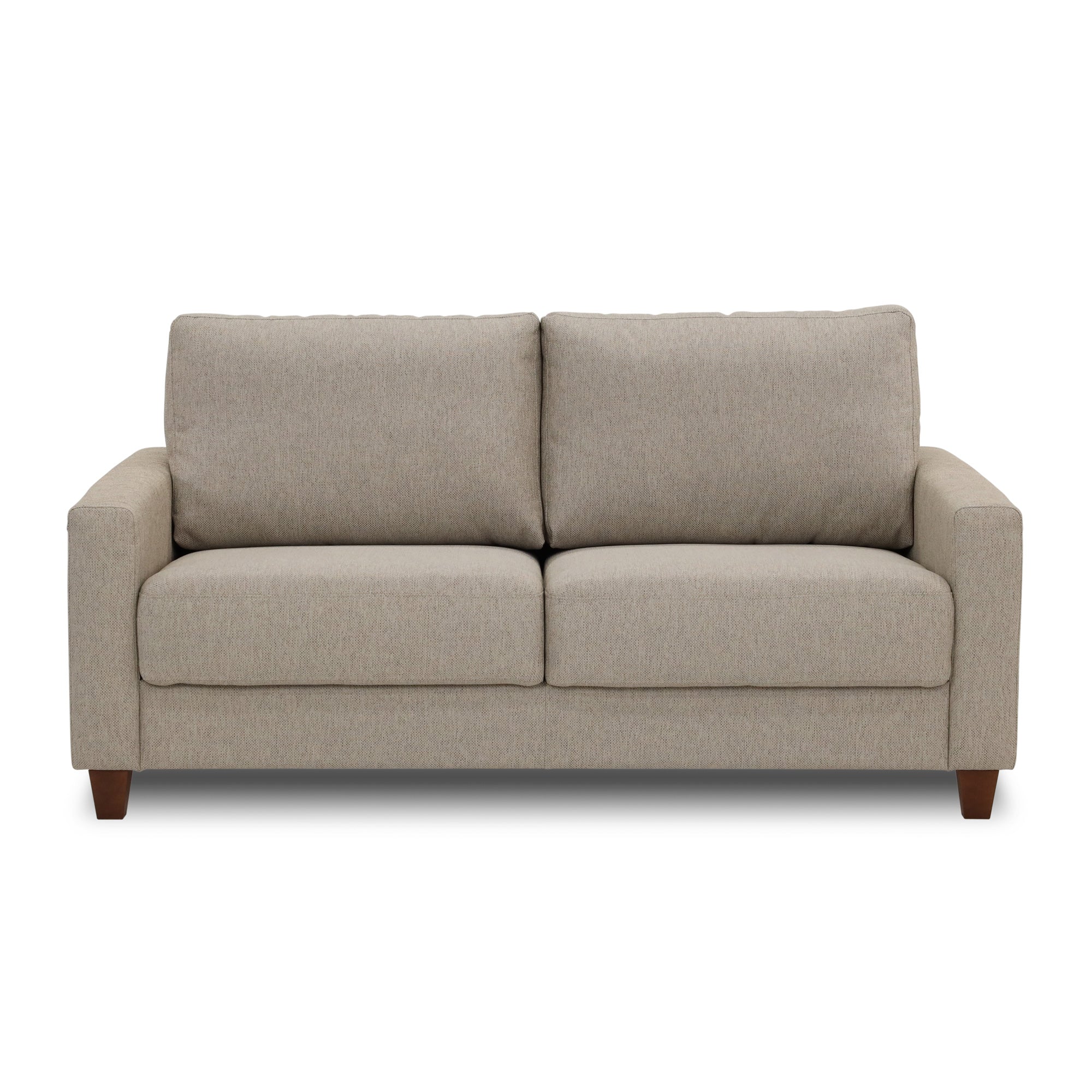 Nico Sleeper Loveseat - Convertible Sofa Bed with Storage | Comfortable Small Space Furniture for Living Room, Guest Room & Studio Apartments