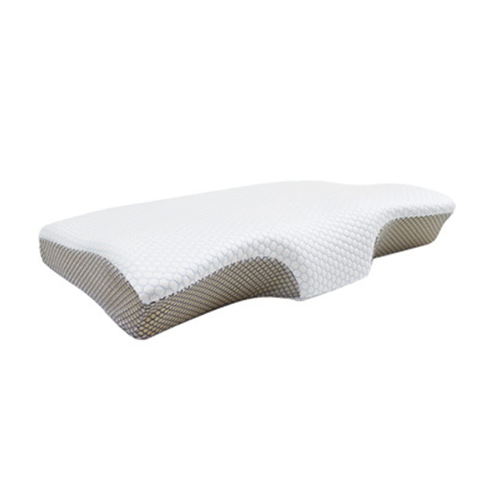 LWZ Memory Foam Pillow for Neck Pain Relief - Orthopedic Cervical Support Pillow for Side, Back & Stomach Sleepers - 4.3