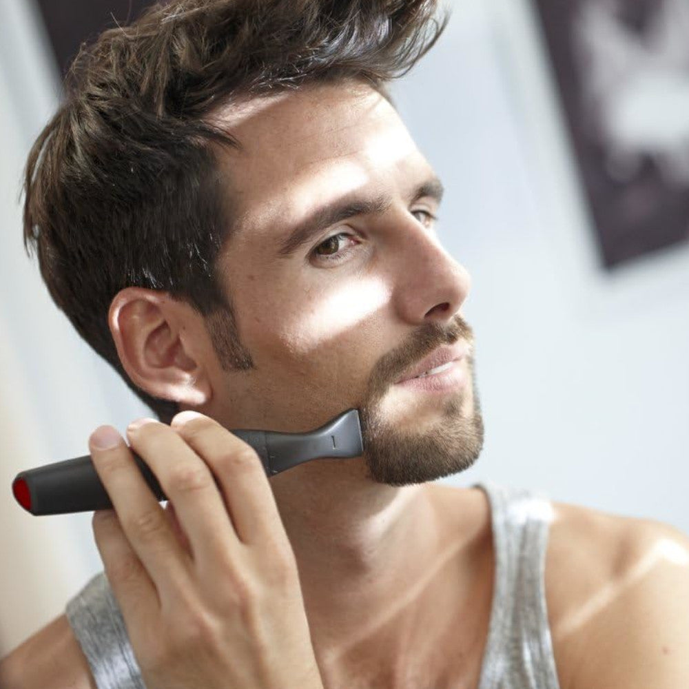 PHILIPS MG1100/16 Multigroom Series 1000 Ultra Precise Beard Trimmer & Styler Kit for Men - Perfect for Home Grooming, Travel & Professional Use