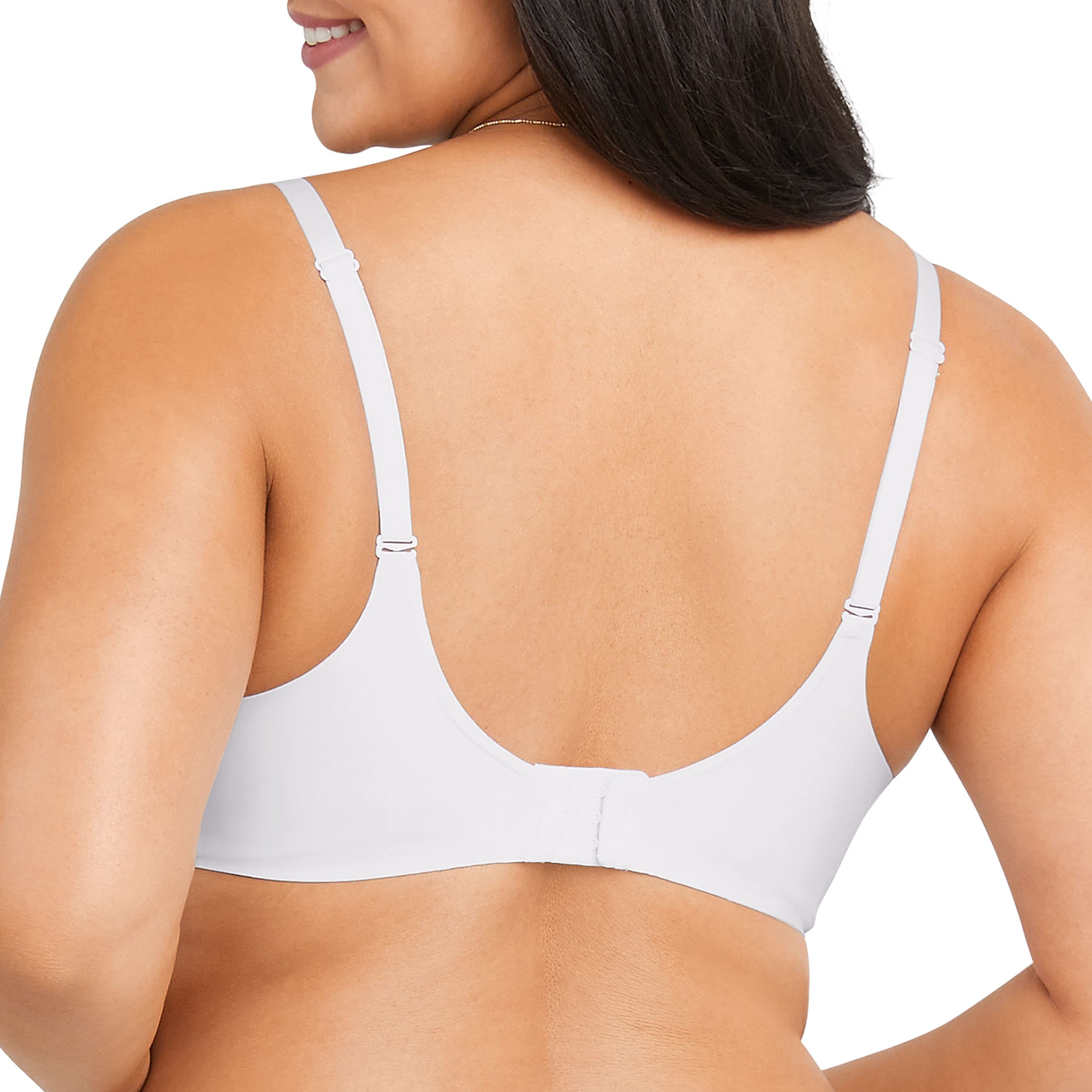 Maidenform Women's One Fab Fit Wireless Demi Bra - Comfortable T-Shirt Bra for Everyday Wear, Work & Casual Outfits