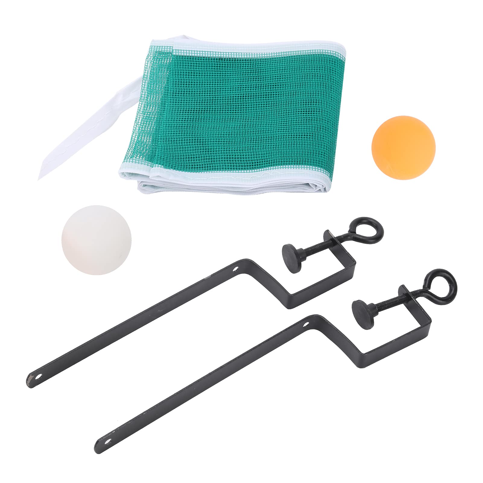 Premium Table Tennis Net Set with Posts & Mesh Balls - Professional Indoor/Outdoor Ping Pong Equipment for Backyard, Garage & Game Room Play