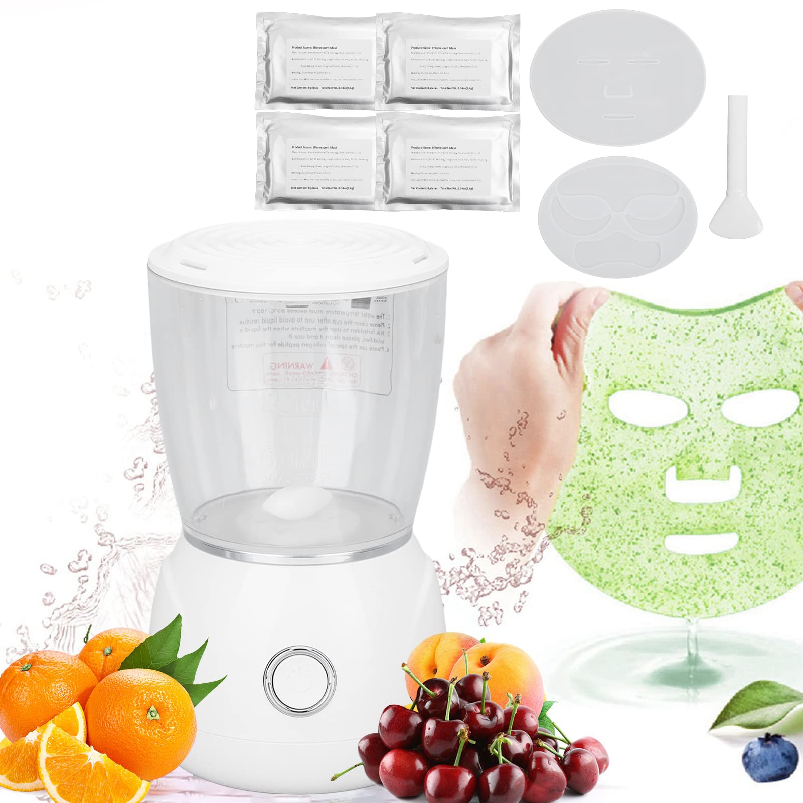 Automatic DIY Face Mask Maker Machine - Fruit, Vegetable & Collagen Mask Making Device for Skin Care | Portable Facial Cream & Beauty Tool for Home Spa & Salon Use