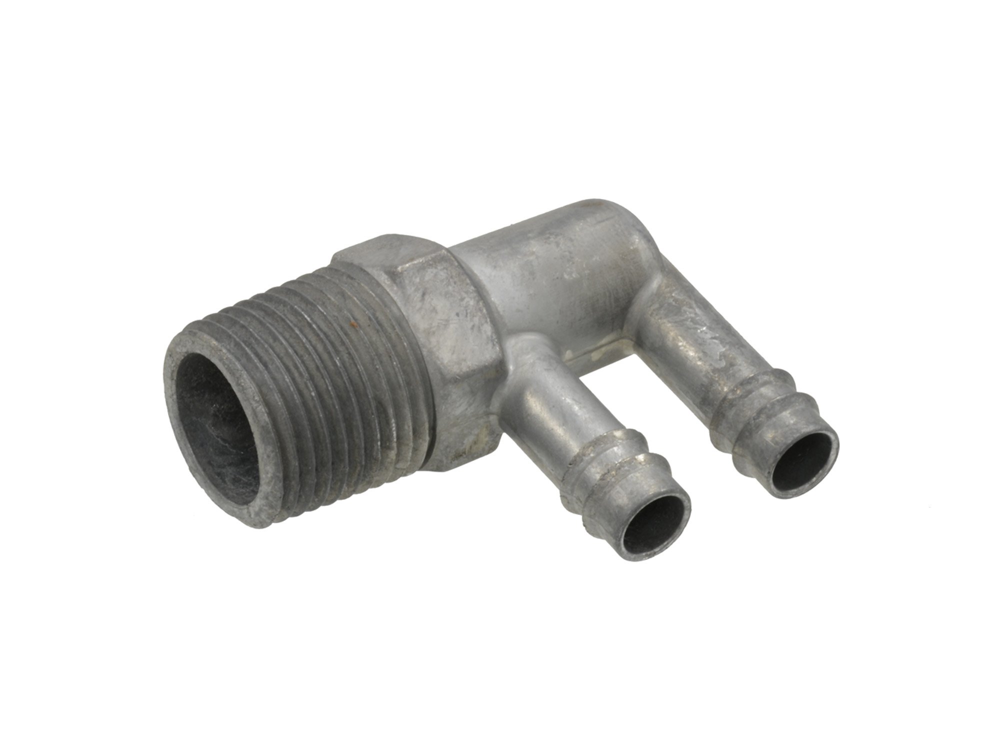 1974-1975 Chevy Corvette Intake Manifold Vacuum Fitting - 2 Port Brass Connector for C3 Stingray - Perfect for Engine Restoration & Performance Upgrades