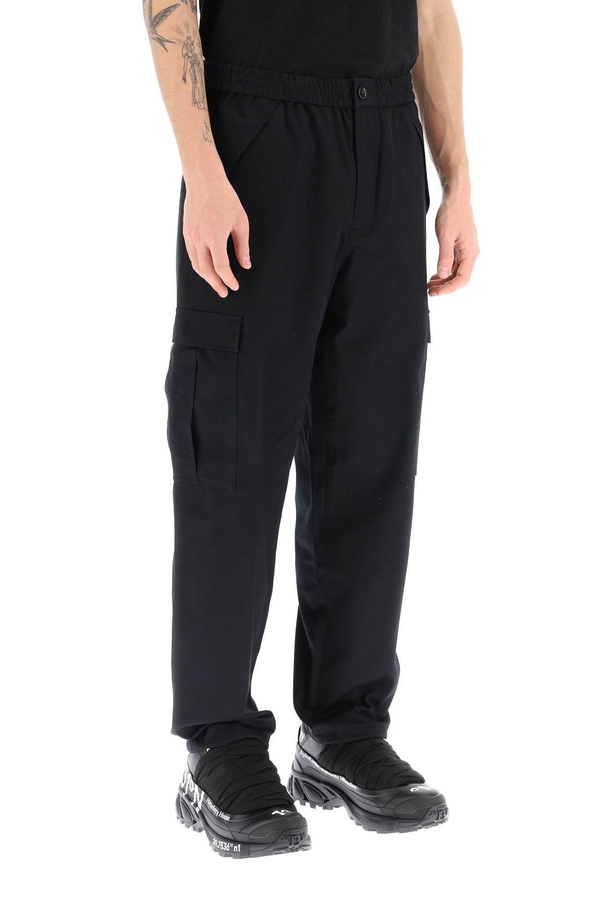 Burberry 'Capleton' Cotton Cargo Pants for Men - Stylish & Comfortable Outdoor Hiking & Travel Trousers