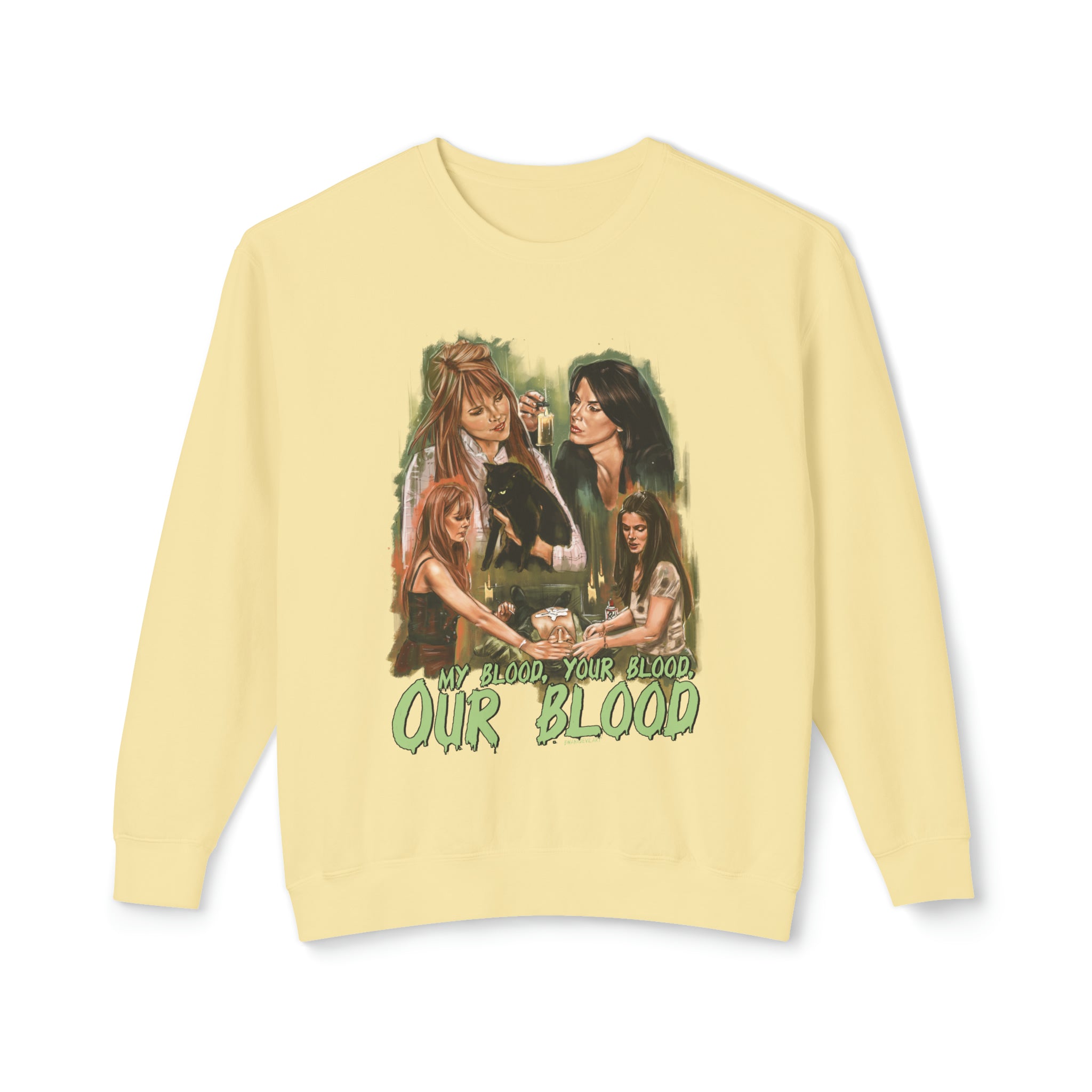 My Blood Your Blood Our Blood Crewneck Sweatshirt - Unisex Casual Pullover for Streetwear & Everyday Comfort