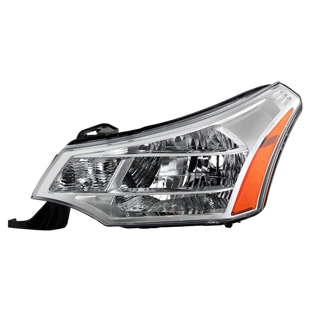 Replacement Halogen Headlights for 2008-2011 Ford Focus - OEM Style Compatible with 2-Door & 4-Door Models - Left Side (Driver Side) - Perfect for Night Driving & Road Safety