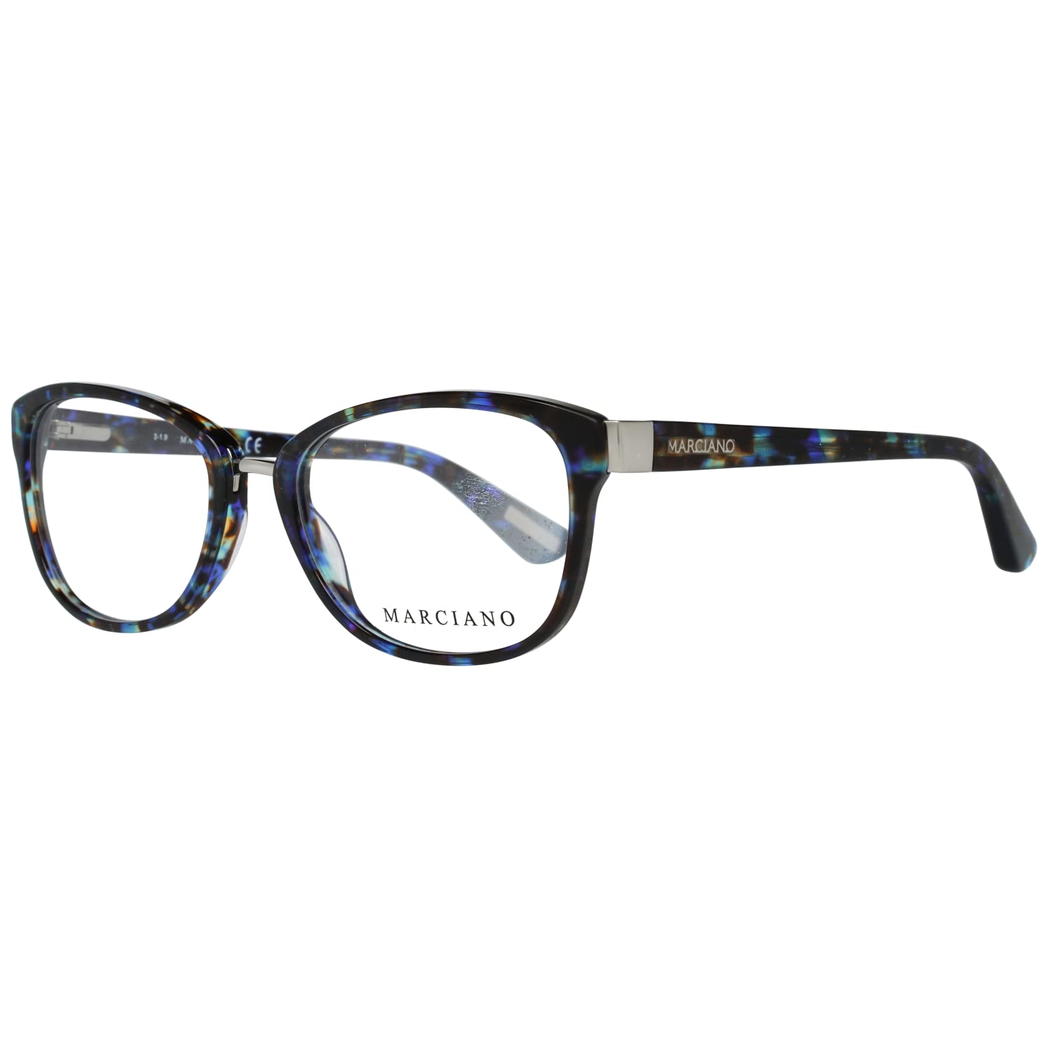 Guess By Marciano GM0286 Blue Eyeglass Frames - 52mm Lens Diameter for Women & Men | Stylish & Lightweight Eyewear for Work, Reading & Fashion Accessories