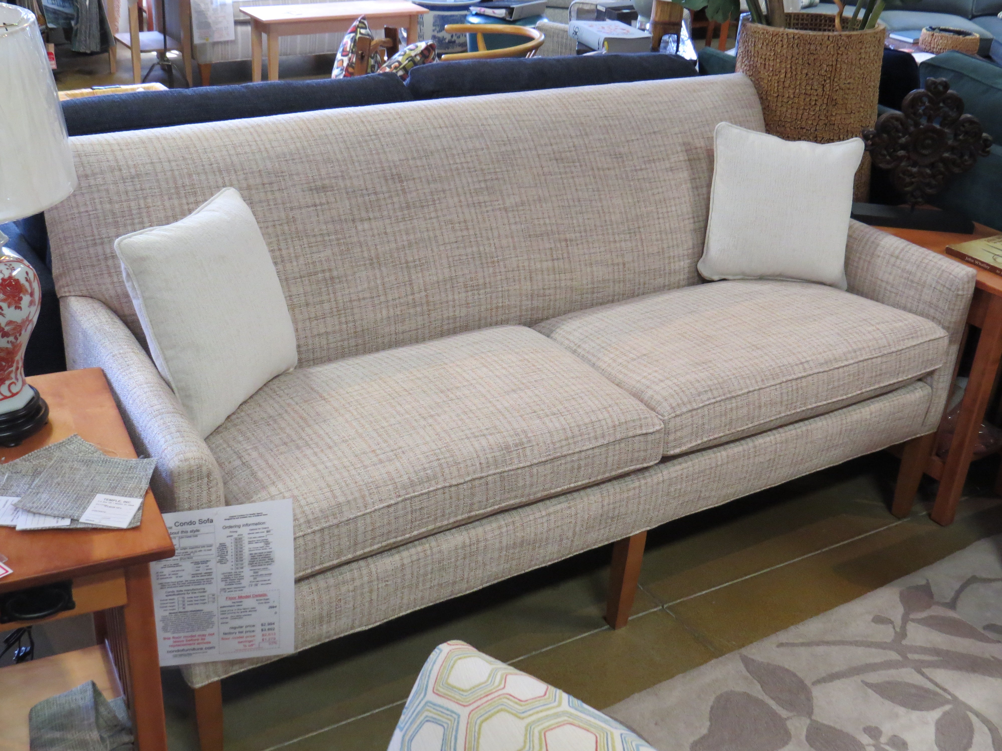 Lexi Condo Sofa - Modern Sectional Couch for Living Room, Showroom Models - Perfect for Small Spaces, Apartments & Cozy Home Decor