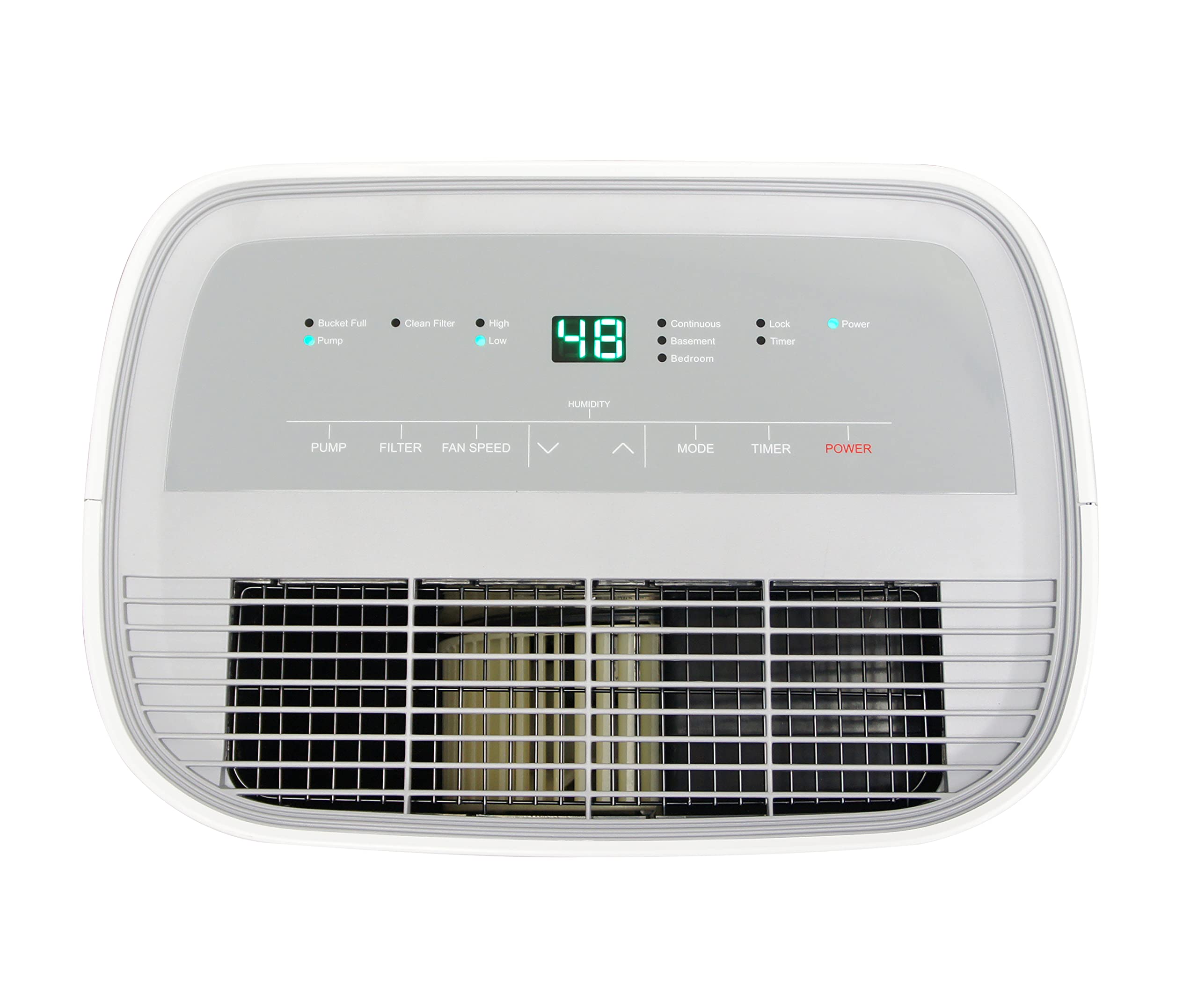 SD-54PE: 50-Pint ENERGY STAR Certified Dehumidifier with Built-in Pump - Ideal for Basements, Bedrooms & Large Spaces (Up to 3000 Sq Ft)