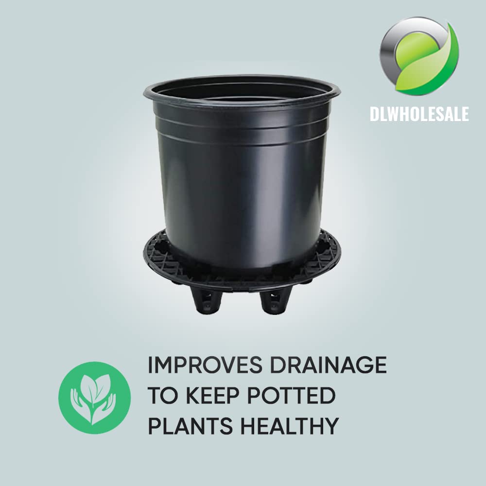 Grow1 26.5-Inch Plant Pot Stand Elevator - Heavy Duty Plant Riser for Indoor & Outdoor Potted Plants - Perfect for Drainage, Air Circulation, and Decorative Plant Display