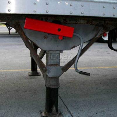 Equipment Lock Co. Landing Gear Leg Lock with Unique Keying (LGLL-KD) - Secure Semi-Trailer Landing Gear for Theft Prevention & Transport Safety