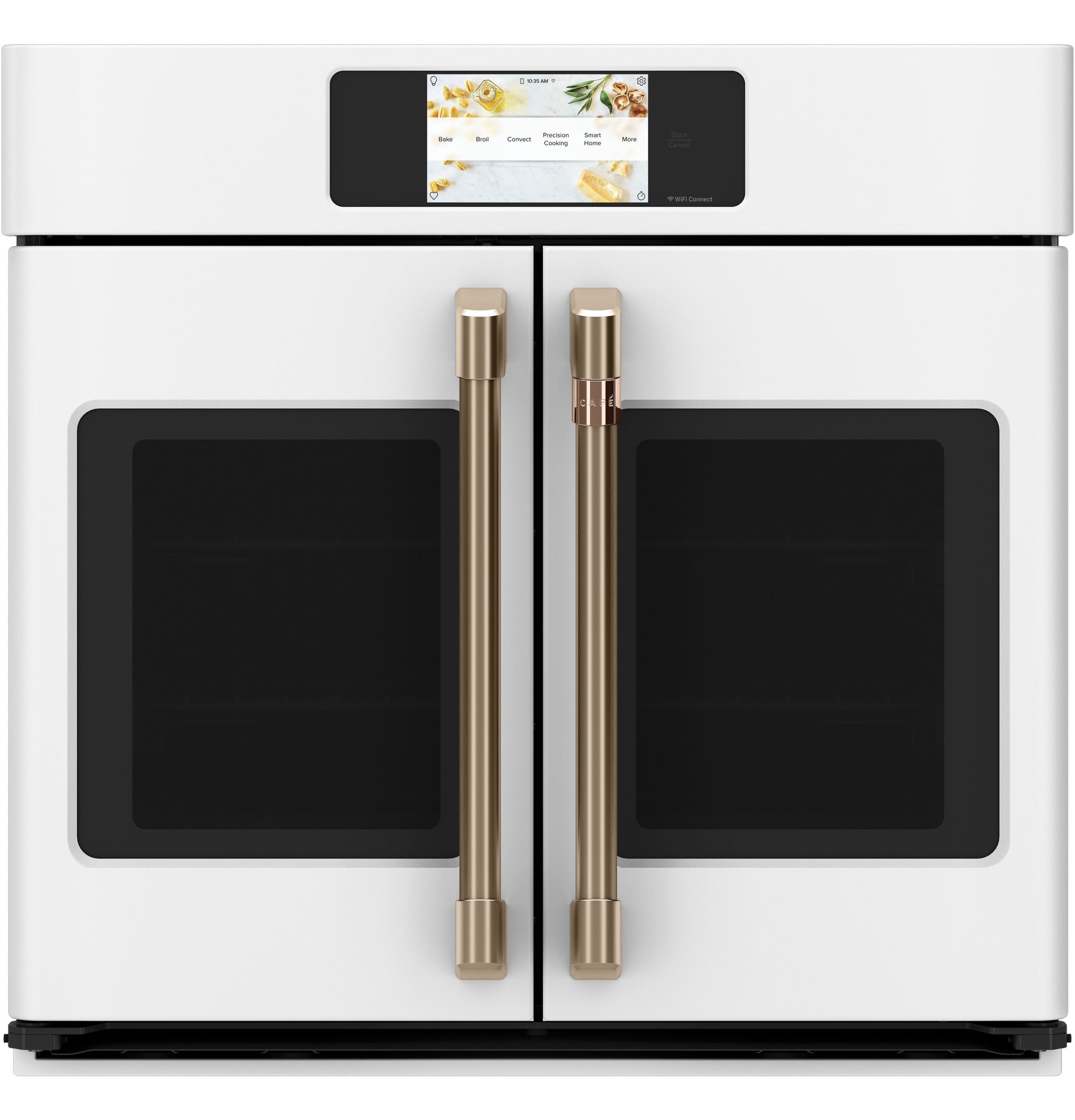Matte White 30-Inch Built-In French Door Single Convection Wall Oven - 5.0 Cu.Ft Capacity (Model CTS90FP4NW2) - Perfect for Modern Kitchens & Gourmet Cooking