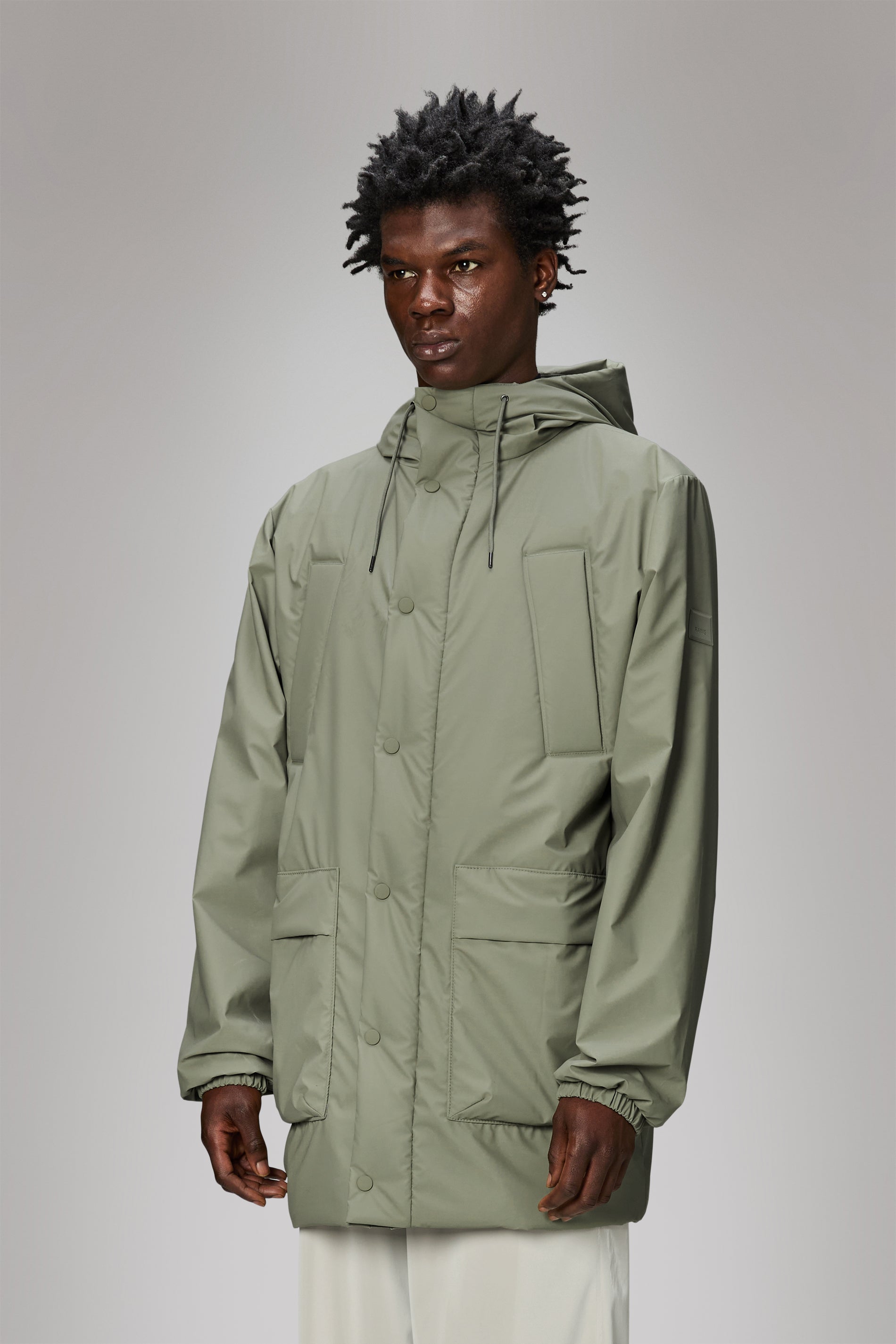 Lohja Men's Long Insulated Cargo Jacket - Waterproof Winter Coat for Outdoor Work & Hiking | Heavy Duty Workwear for Cold Weather Protection