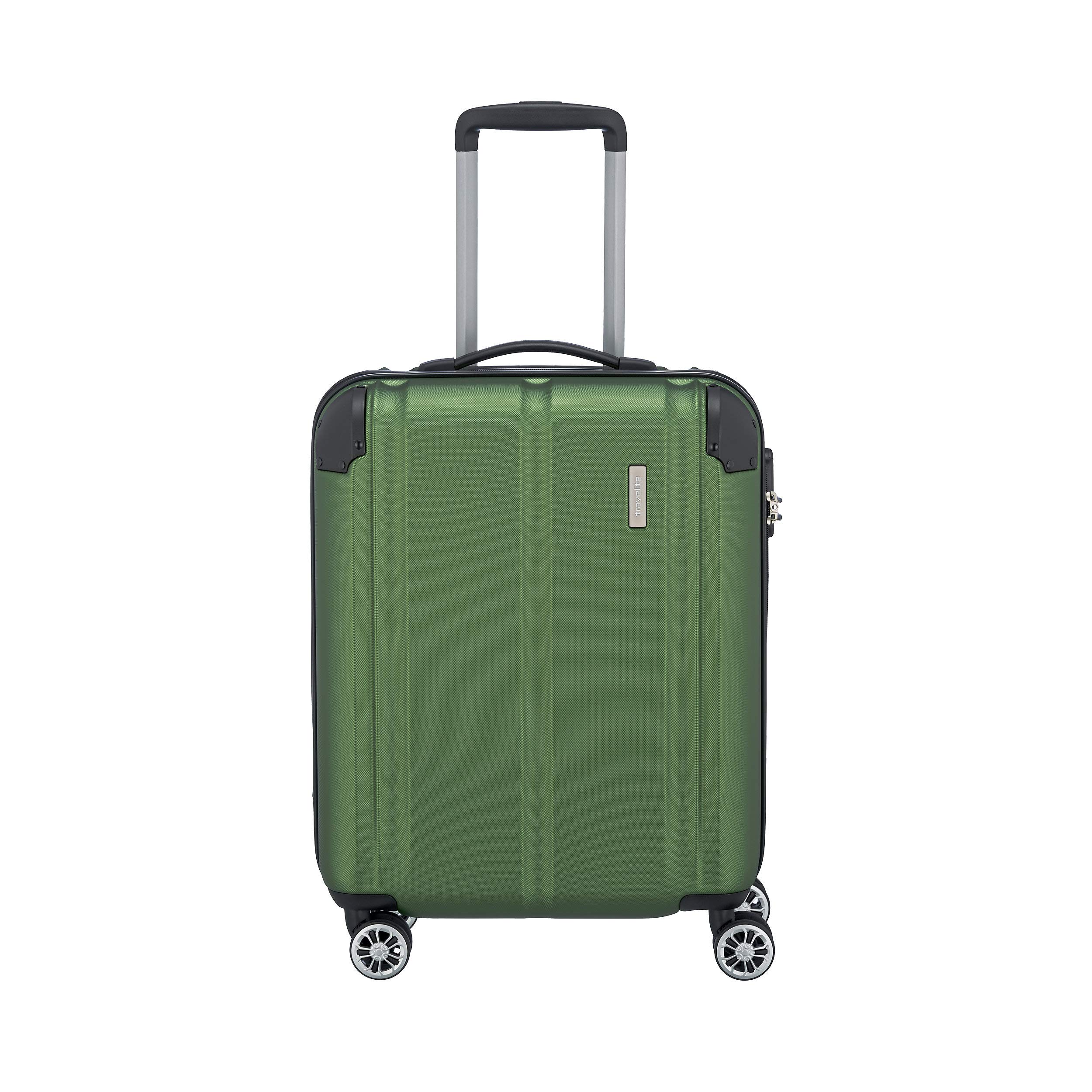 55cm Green Carry-On Luggage - Lightweight & Durable Travel Suitcase for Airplane Cabin Use | Perfect for Business Trips & Weekend Getaways
