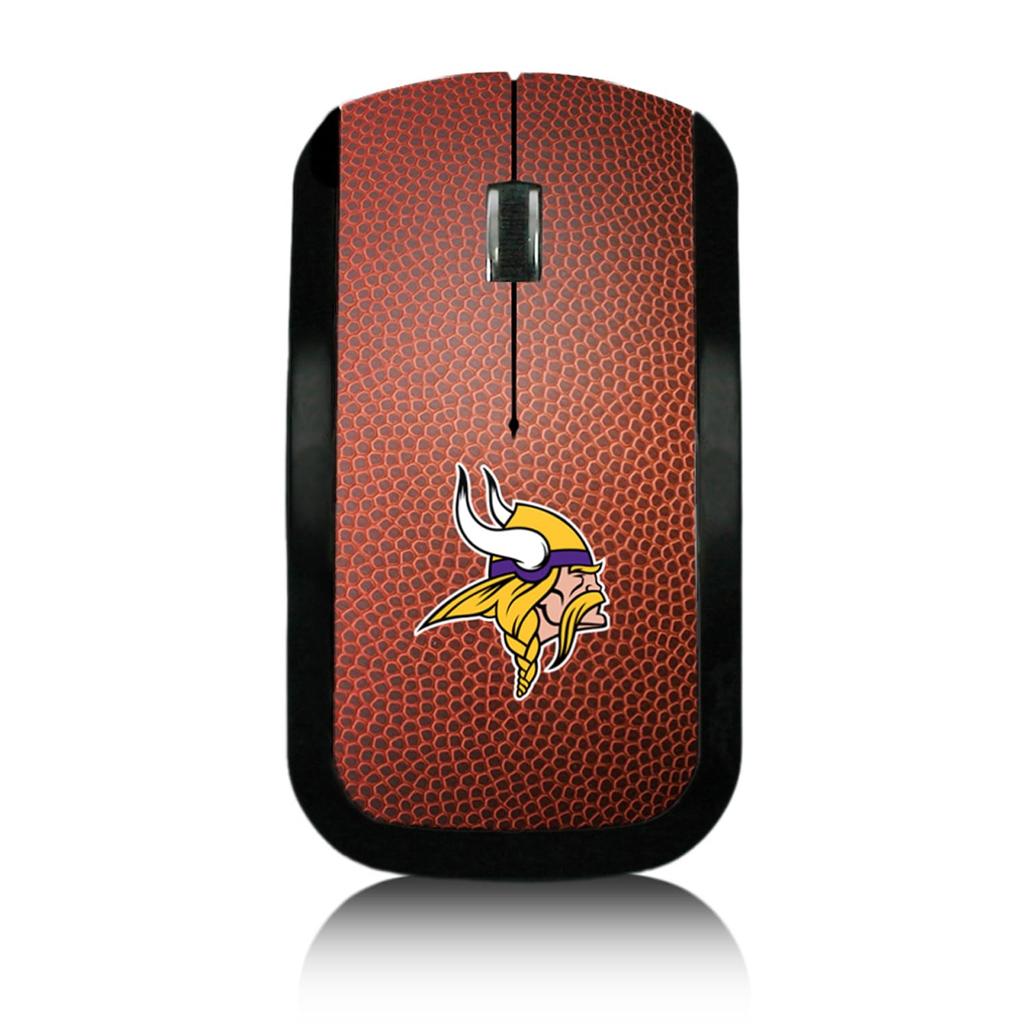 Minnesota Vikings NFL Team Logo Wireless Mouse - Ergonomic Computer Mouse for Gaming & Office Use - Perfect for Vikings Fans & Sports Enthusiasts