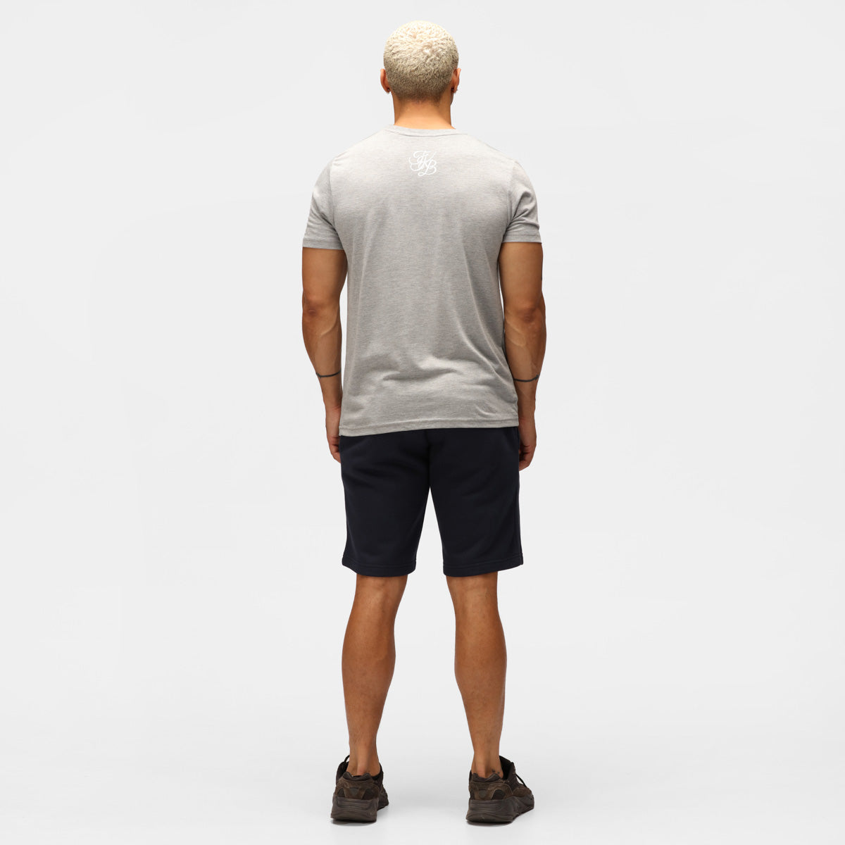 Premium TKB Men's Grey Tri-Blend T-Shirt - Soft & Comfortable Casual Tee for Everyday Wear, Gym, and Outings