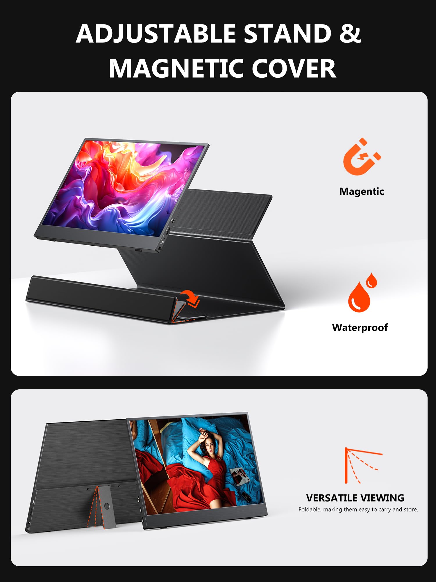 4K Portable Monitor 13.3