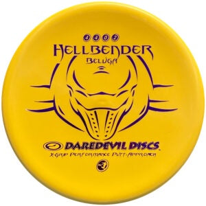 Daredevil Discgolf Hellbender Beluga (XGP) Putter - Premium Golf Disc for Putting & Approach Shots | Perfect for Disc Golf Tournaments & Backyard Practice