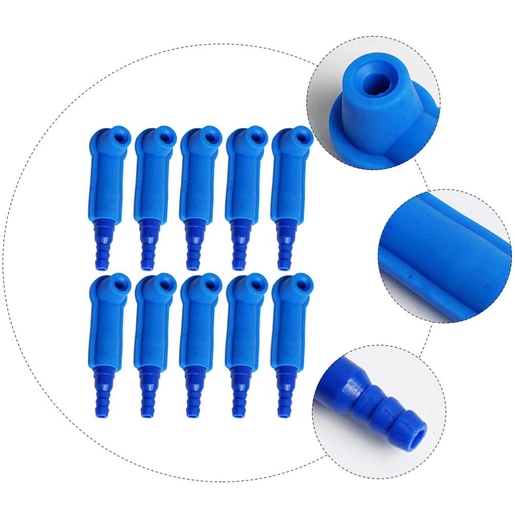Wakauto 10pcs Suction Car Brake Fluid Connector & Oil Exchange Tool Kit - ABS Hose Jointer & Deflation Tool for Auto Repair & Maintenance