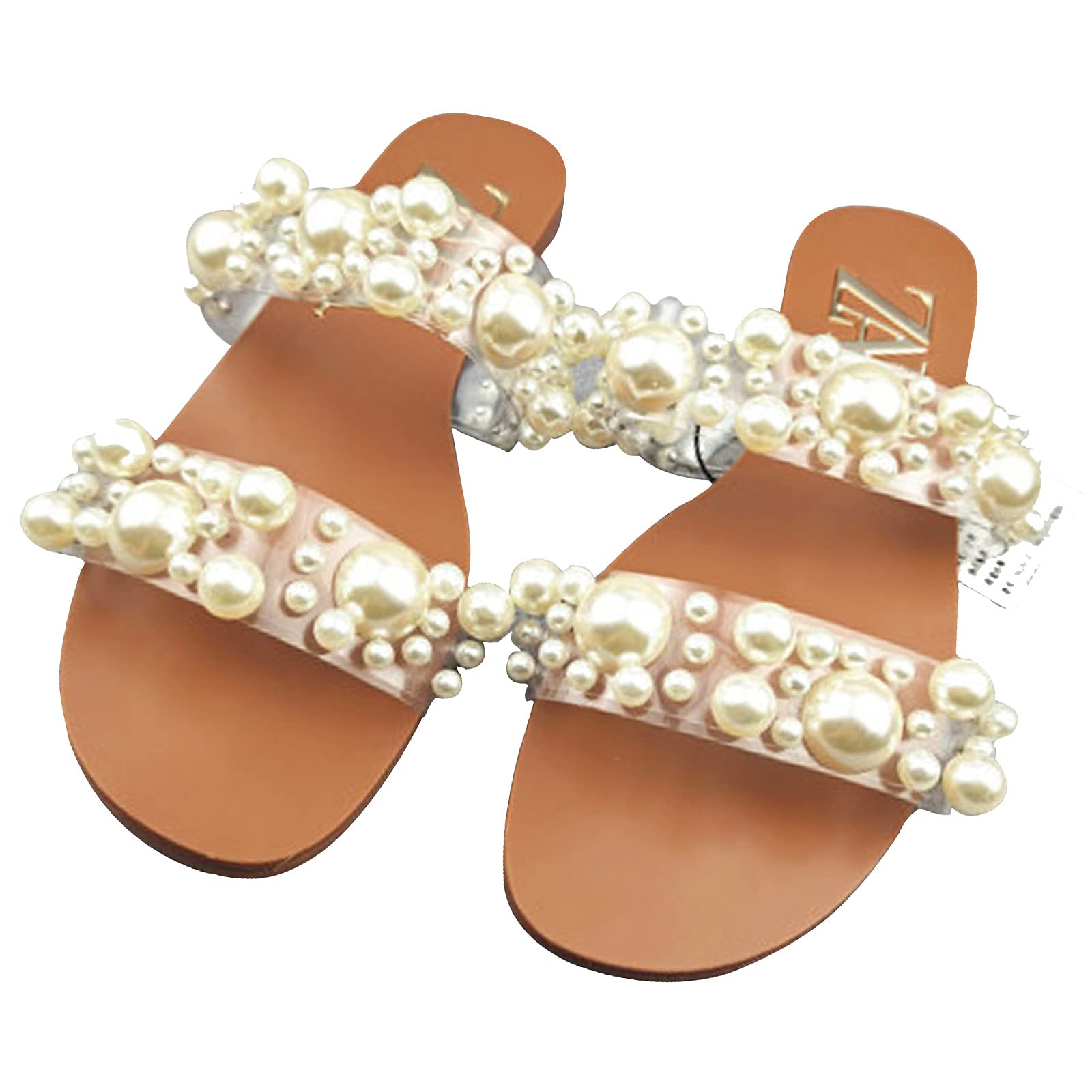 Breathable Women's Summer Slippers - Comfortable Indoor/Outdoor House Shoes for Walking, Beach, Poolside & Home Use