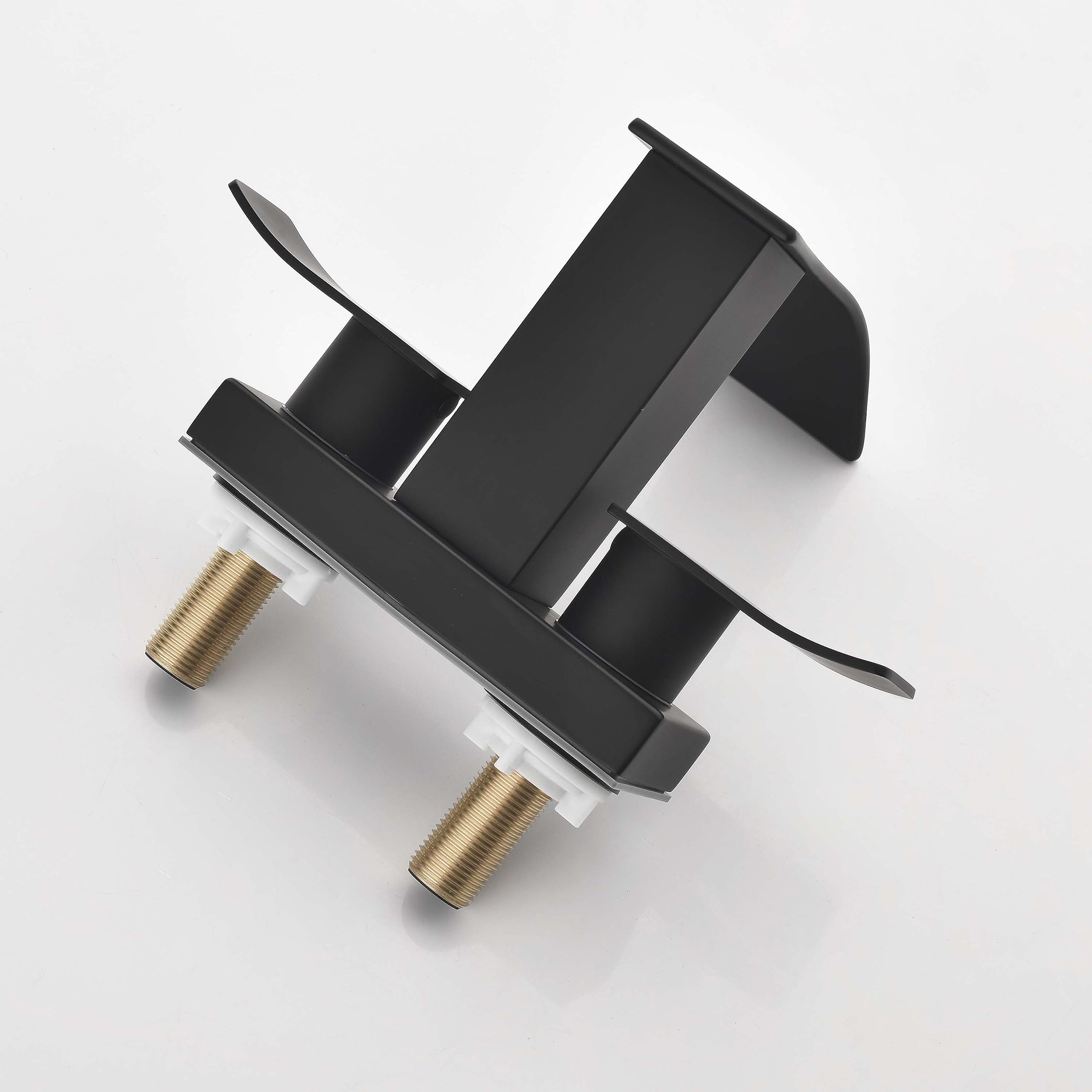 Black Waterfall Bathroom Faucet - 2 Handle 4