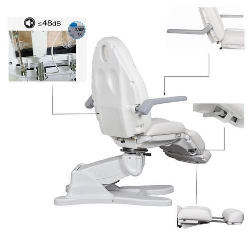 Electric Facial Bed Rotating Aesthetic Spa Chair with Paper Roller G904 - Professional Salon Facial Treatment Table for Skin Care & Massage