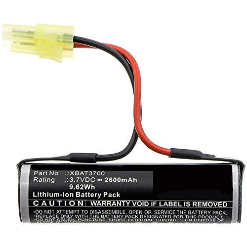 Synergy Digital Replacement Battery for Shark XBAT3700 Vacuum Cleaners - 3.7V Li-ion 2600mAh - Perfect for Home Cleaning & Pet Hair Removal