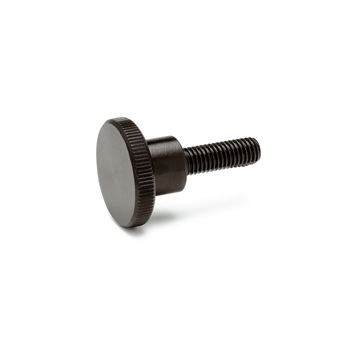 High-Quality DIN 464 M4 Thread Knurled Thumb Screws - Bronzed Steel Black Anchors for Secure Fastening | Perfect for Machinery, Furniture & DIY Projects