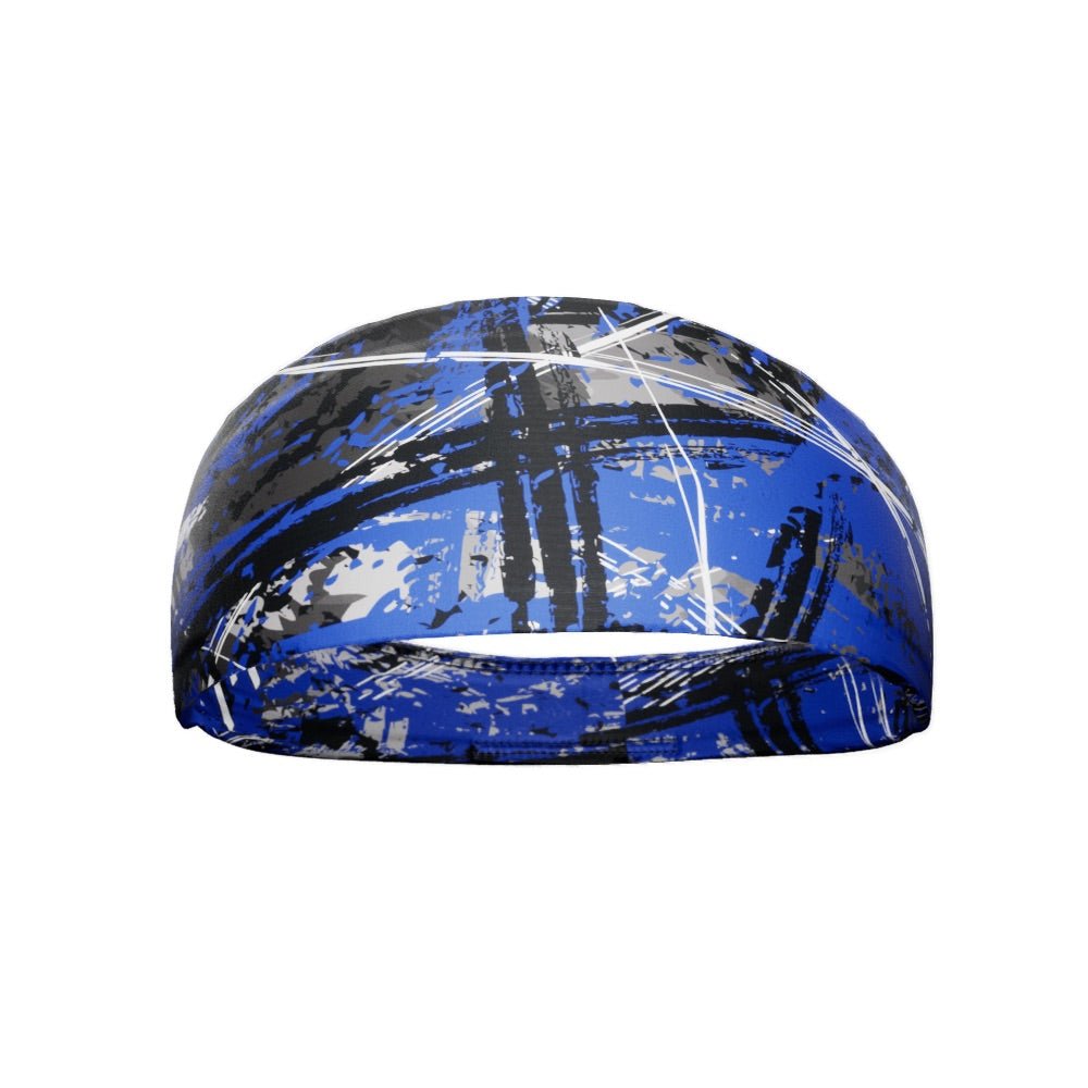 Wicked Blue Headband for Women & Men - Stylish & Comfortable Sports Headband for Running, Yoga, Workouts & Outdoor Activities