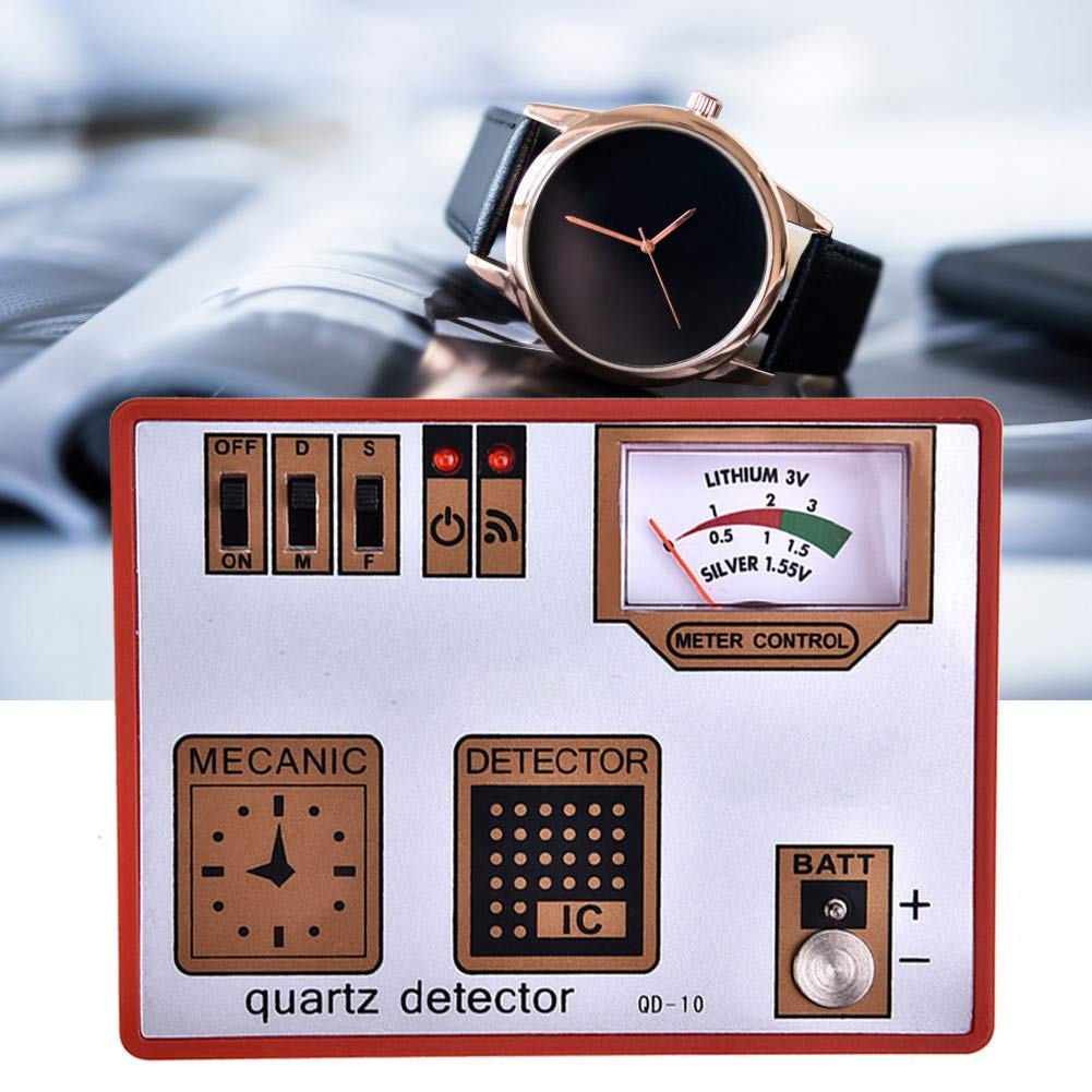 Quartz Watch Tester Machine - Multifunction Demagnetizer, Battery Tester, Pulse & Timing Tool for Watch Repair, DIY Enthusiasts, and Professional Horologists