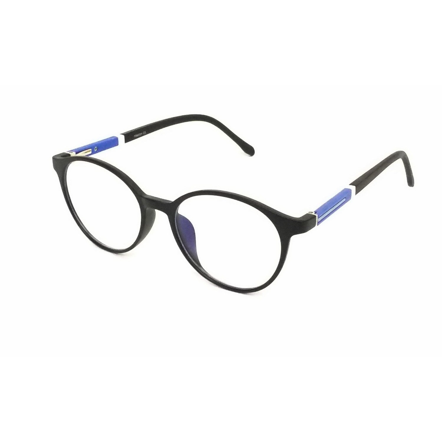 Blue Light Blocking Glasses for Men & Women – Stylish Round Frame Computer Glasses with Anti-UV Protection | Lightweight Eyewear for Office Work, Gaming & Digital Screen Use (Model 66002)