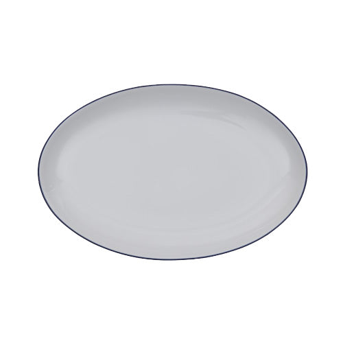 Alani 922482 Oasis Oval Platter - 12.25 Inch Elegant Serving Tray (Set of 12) - Perfect for Dinner Parties, Buffets & Holiday Entertaining