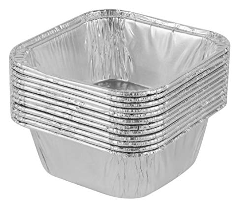 960-Pack 3x3 Inch Aluminum Square Muffin Pans - Disposable & Reusable Baking Cups for Cupcakes, Muffins, Mini Pies - Durable, Recyclable Tin Trays - Perfect for Home Baking, Party Desserts & Commercial Use