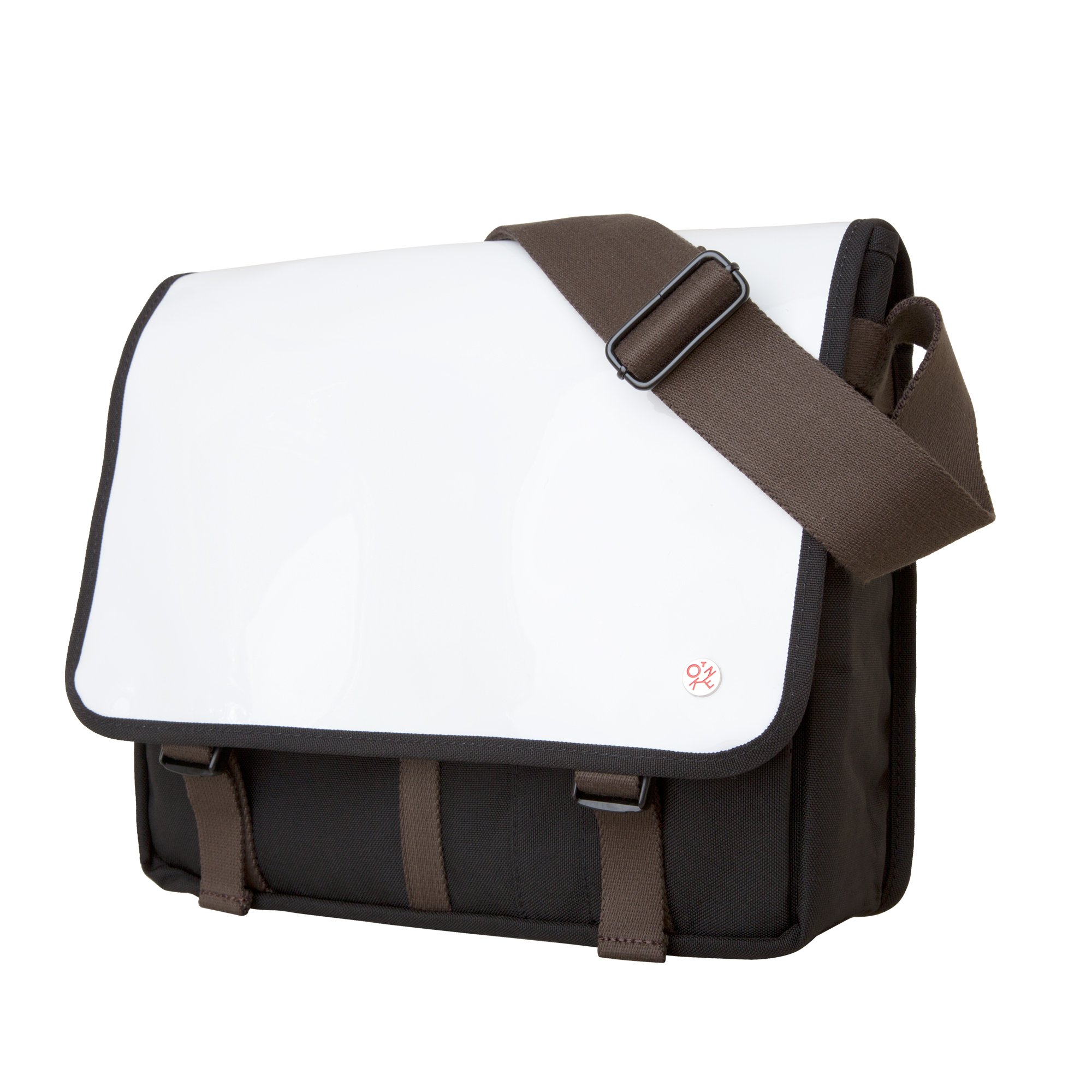 Metropolitan Enamel DJ Bag - Stylish White Crossbody Bag for Women | Perfect for DJs, Music Festivals & Night Out | Durable & Fashionable One Size Shoulder Bag