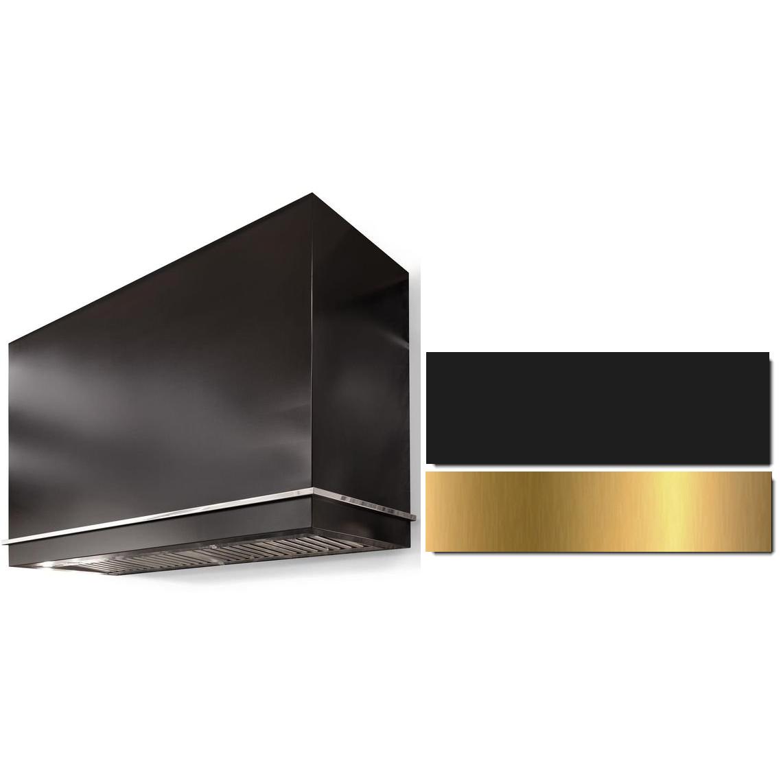 AGA 36 Inch Loge Series Wall Mount Range Hood AH3654LGEMBLBB - Professional Stainless Steel Kitchen Vent Hood for Modern Home Cooking