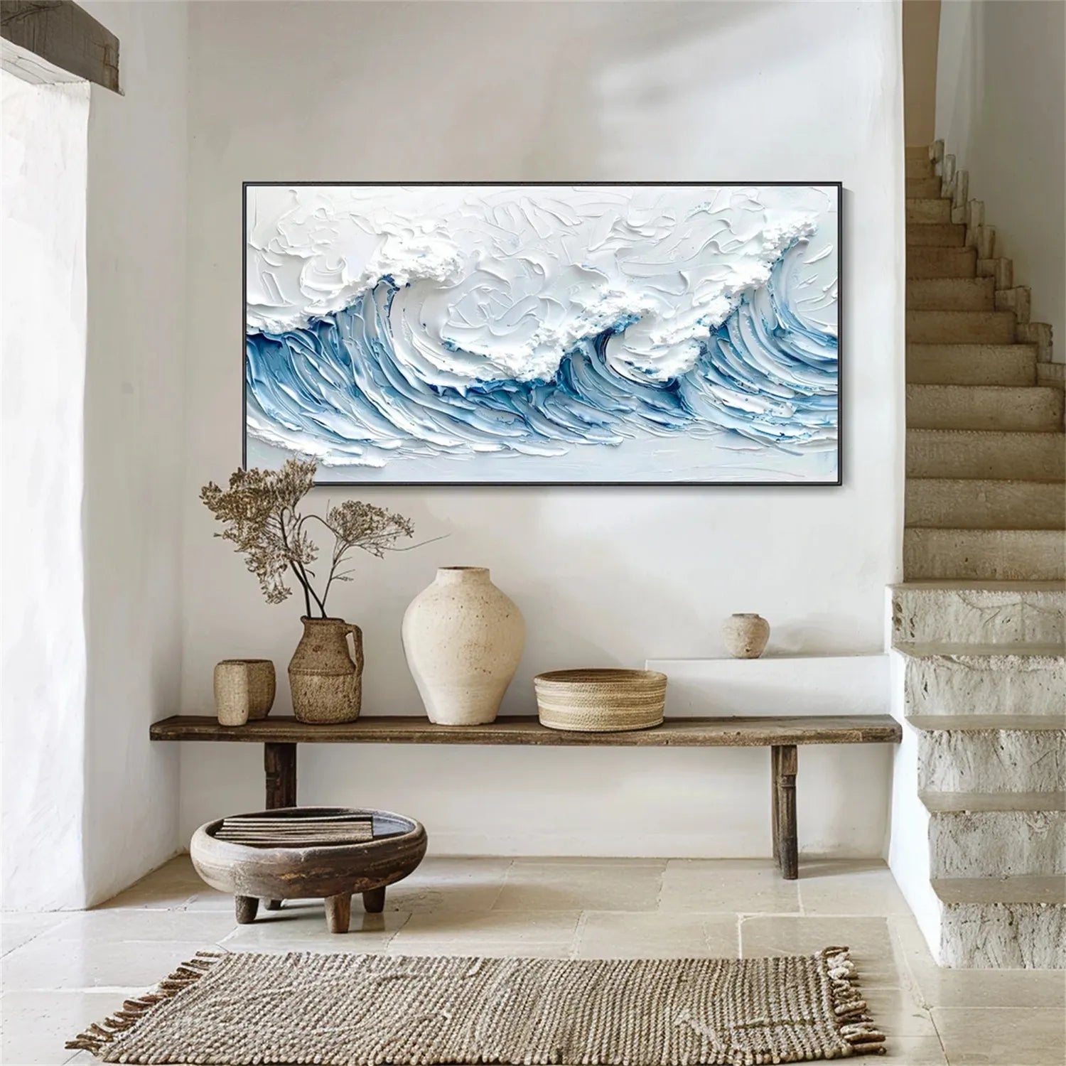 Ocean and Sky Painting #OS 140 - Stunning Coastal Wall Art for Living Room, Bedroom & Office Decor