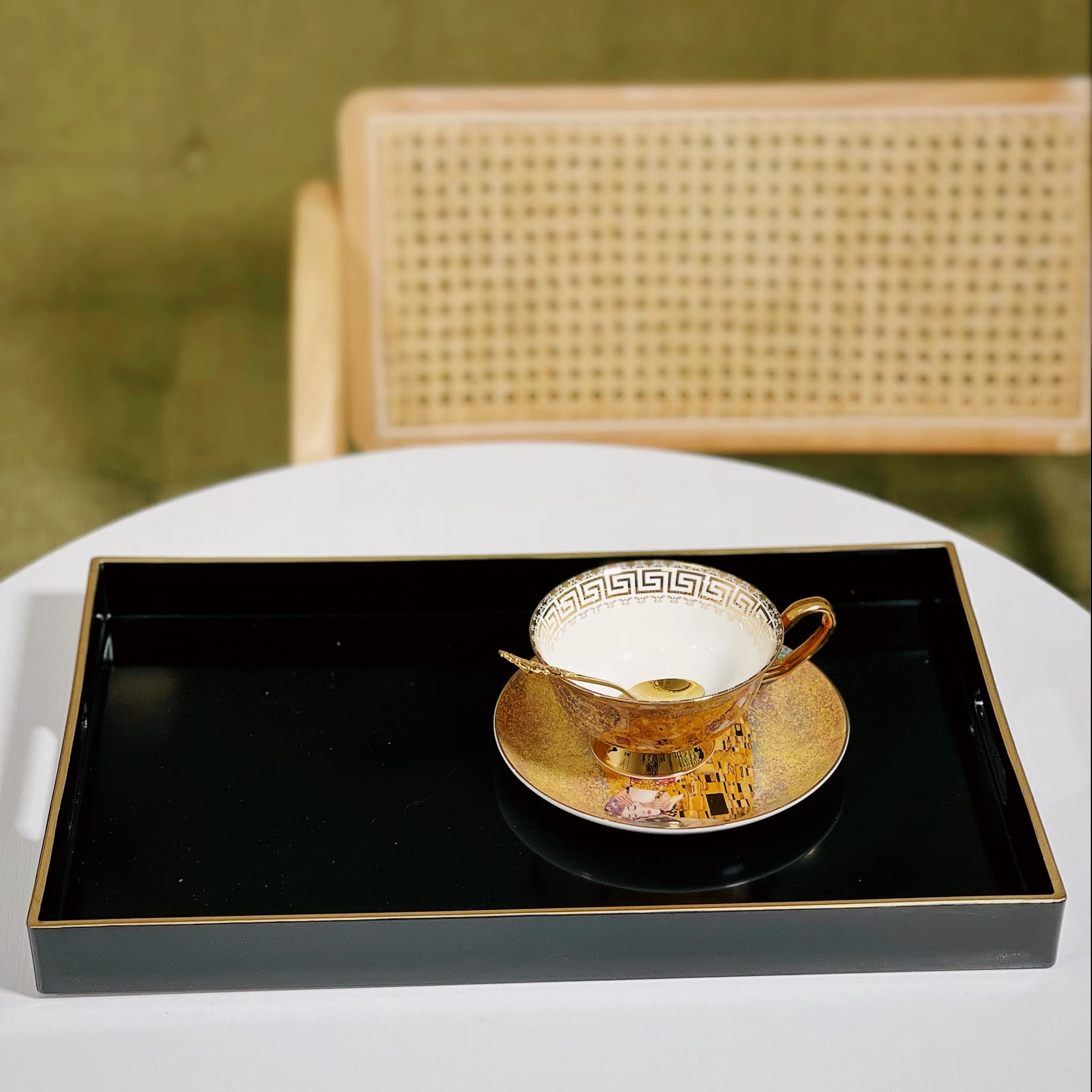 Zosenley Modern Decorative Tray - 15.6