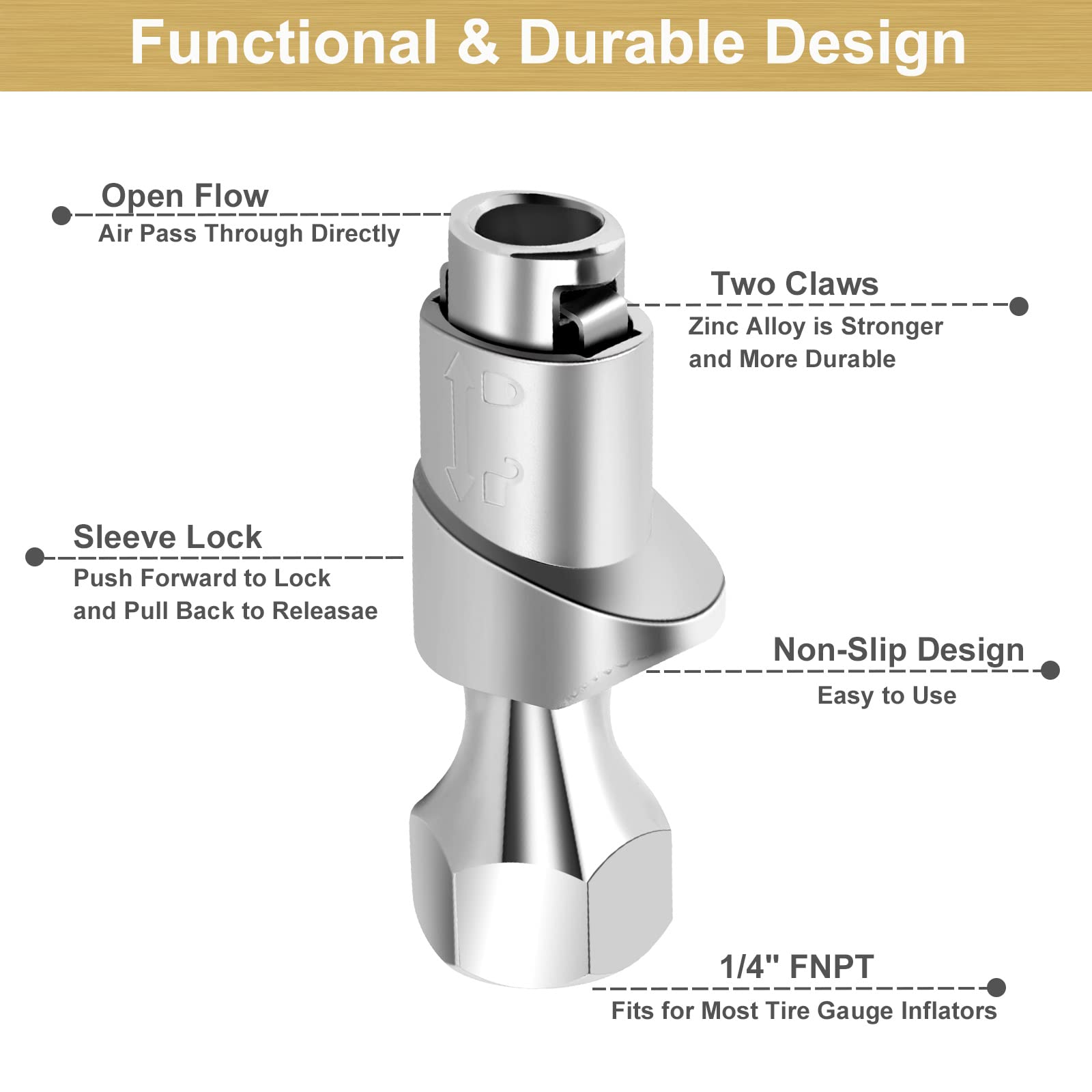 GODESON Lock On Air Chuck - 1/4