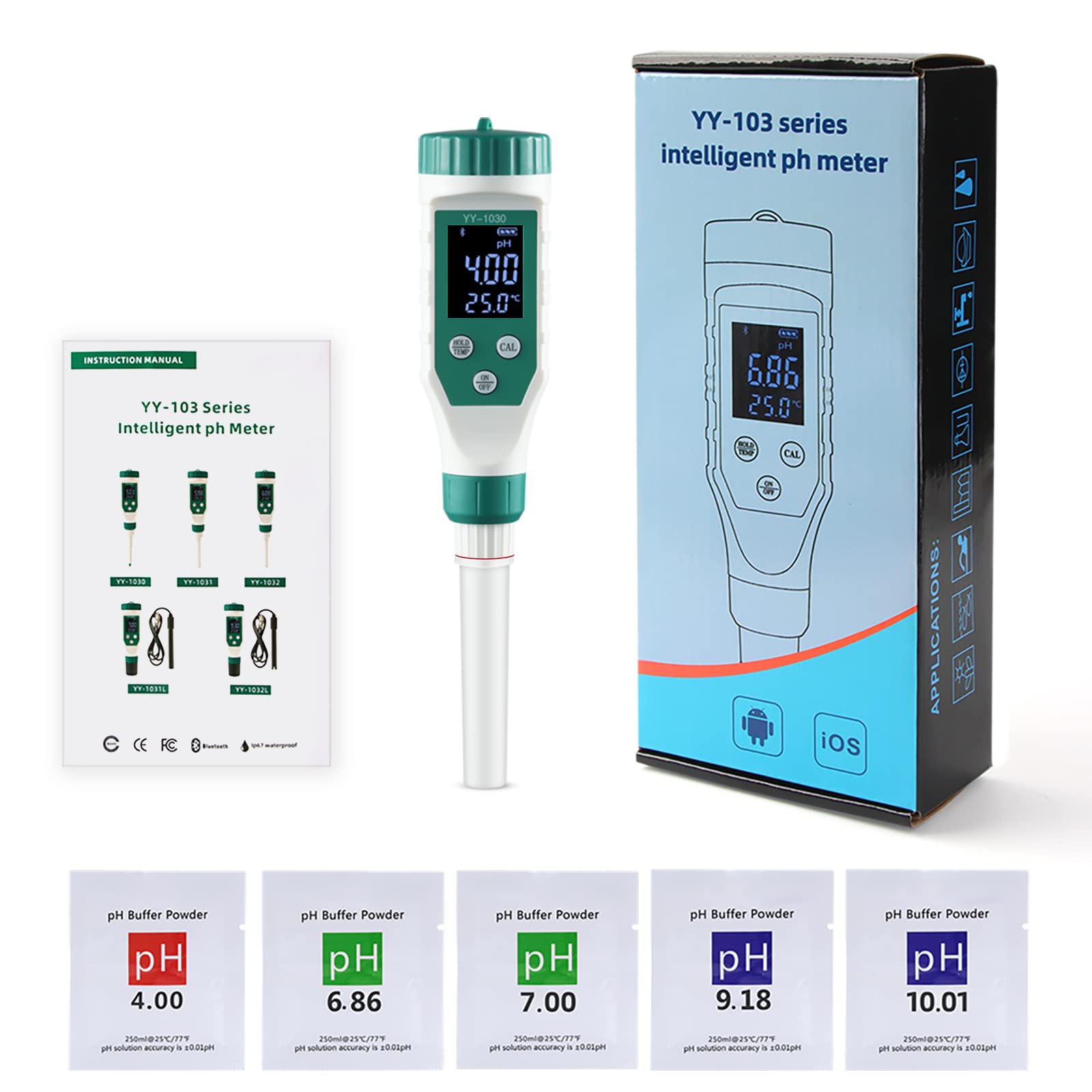 High Accuracy Digital pH Meter for Food - 0.01 Resolution, Backlit LCD Display with ATC | Perfect for Testing Meat, Bread, Canning, Cheese, Solid Samples, Soft Soil & Water | Essential for Home Cooking, Food Safety, Gardening & Hydroponics