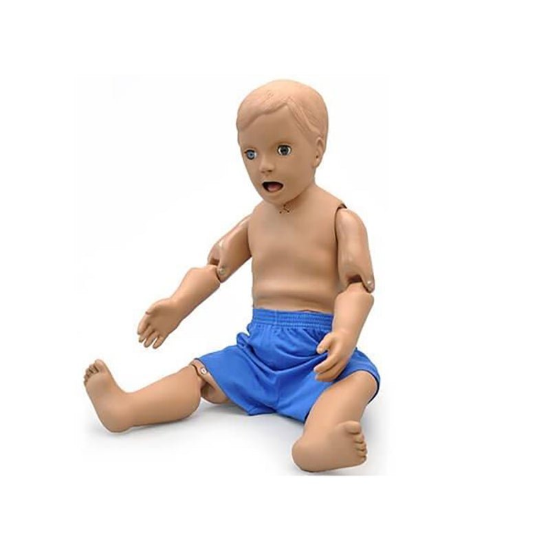 1 Year Mike® and Michelle® Pediatric Simulator with Realistic Features - Perfect for Medical Training, Nursing Education & CPR Certification Classes
