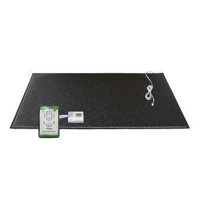 Wireless Fall Monitor with Floor Mat & LCD Pager - Elderly Fall Detection System for Home Safety & Senior Care
