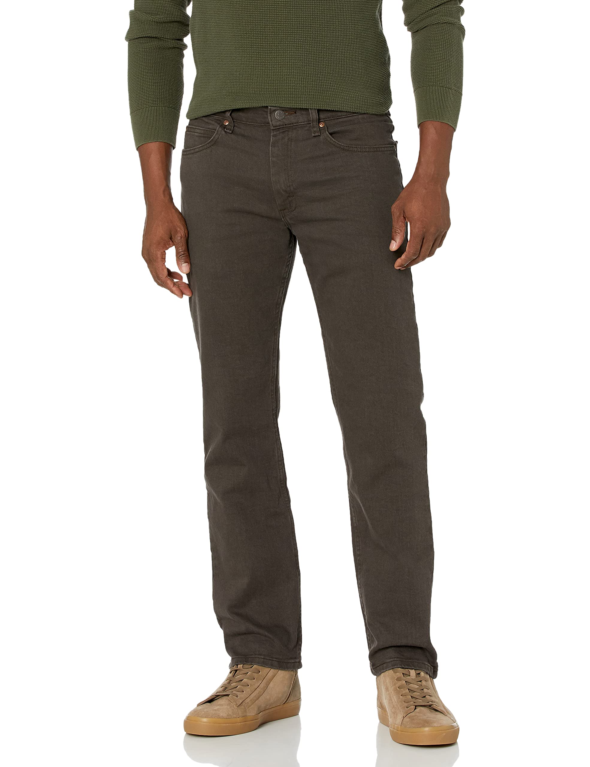 Lee Men's Regular Fit Straight Leg Jeans - Classic Comfort for Everyday Wear | Durable Denim Pants for Casual & Work | Perfect for Office, Outings & Daily Activities