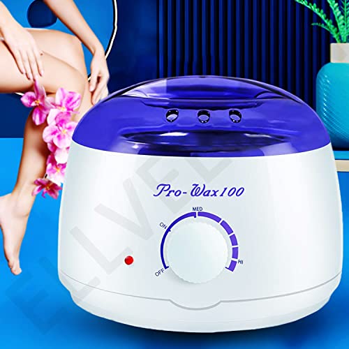 ELLVELLON Professional Wax Warmer with Temperature Control - Hard Wax Heater for Women's Hair Removal, Bikini & Body Waxing - Ideal for Home Spa, Salon & Professional Use