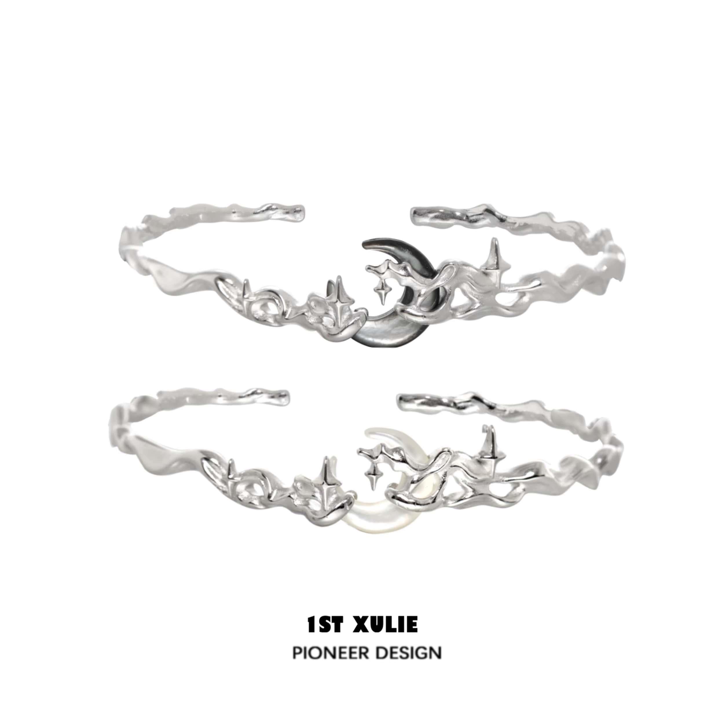 MYTH OF THE MOON S925 Sterling Silver 24K Gold Plated Bracelet for Women - Elegant Moon Phase Jewelry Gift for Birthday, Anniversary & Special Occasions