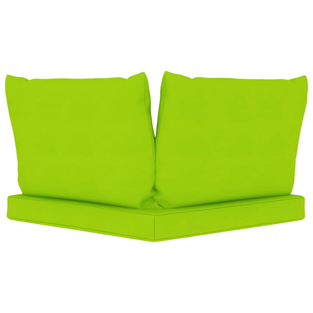 CHARMMA 3-Piece Outdoor Patio Sofa Cushion Set - Waterproof, UV-Resistant & Durable Seat Cushions for Garden, Deck, Poolside & Balcony Furniture - Bright Green Lounge Cushions for Indoor/Outdoor Use