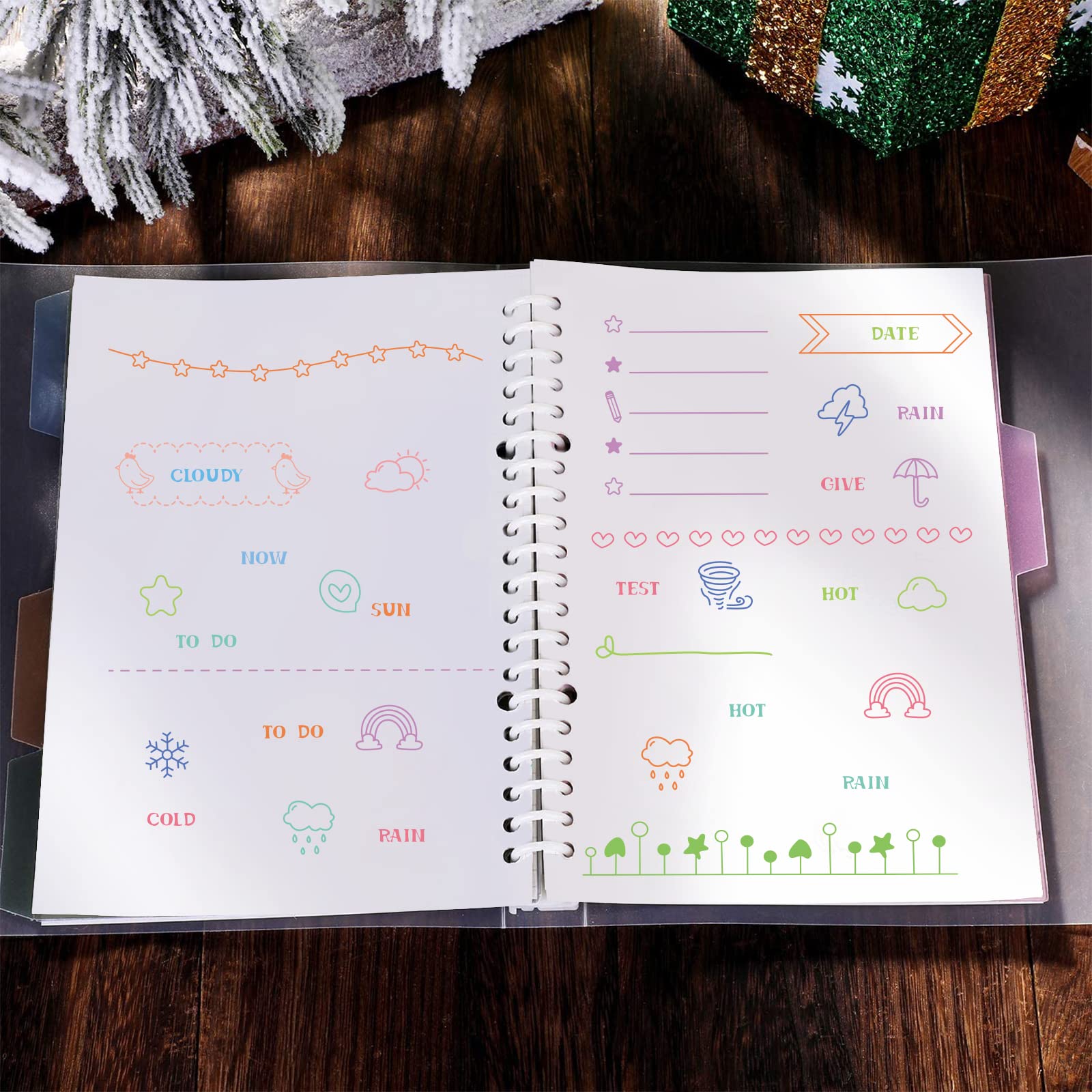 Clear Silicone Stamps for Card Making - DIY Scrapbooking & Weather Frame Decor