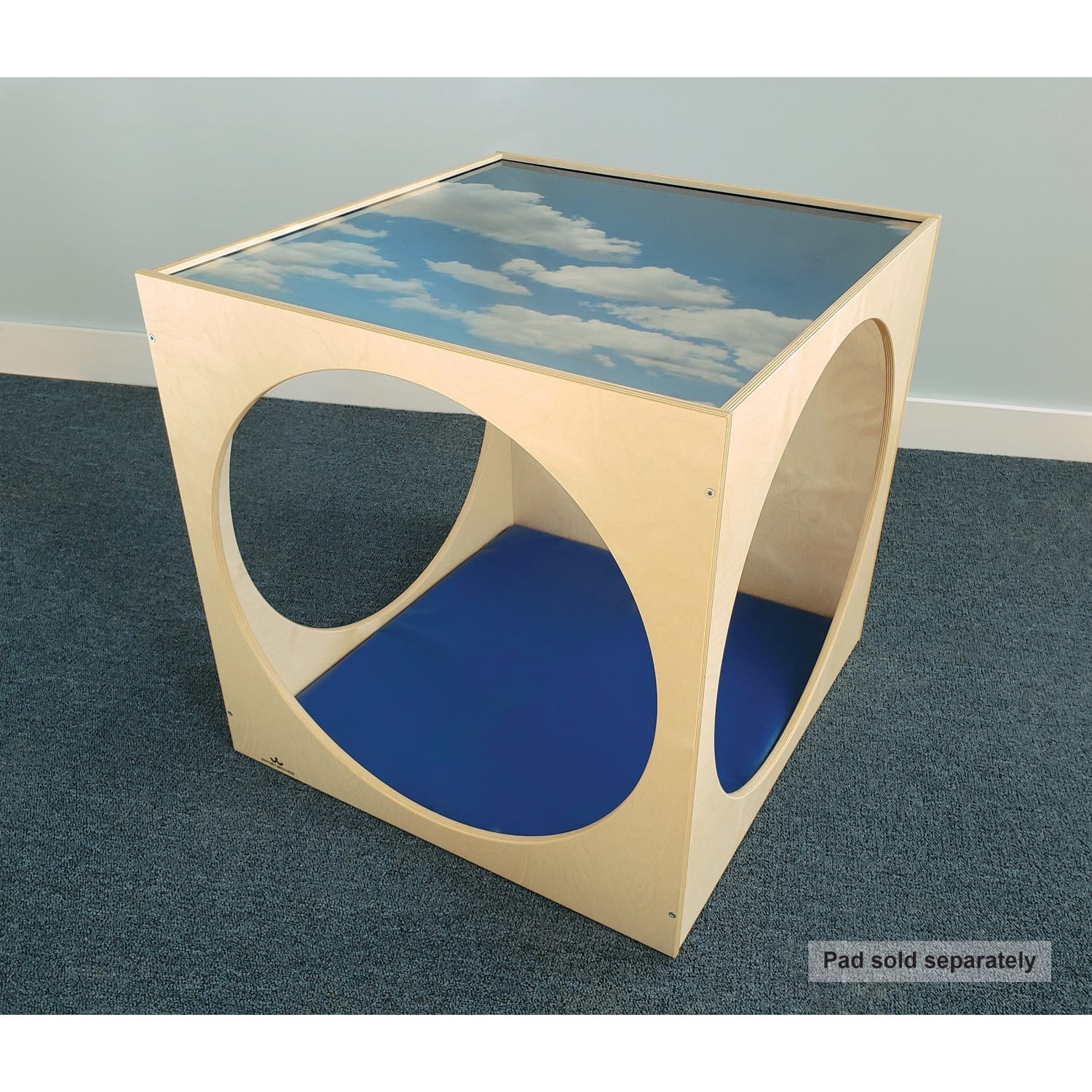 Whitney Royal Blue Floor Mat for Play House Cube - Soft & Durable Kids Play Mat for Indoor Playrooms, Daycares & Home Use