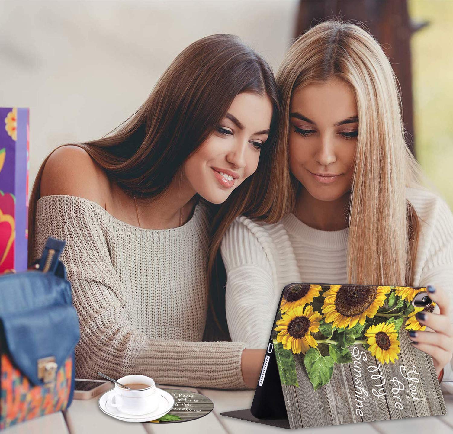 Premium PU Leather iPad Case for iPad 8th Gen (2020)/7th Gen (2019), iPad Air 3 10.5